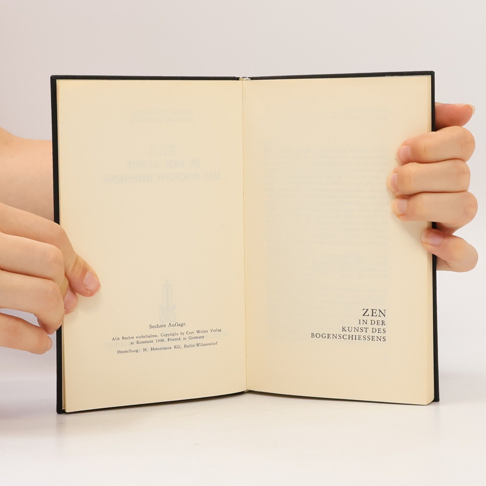 Eugen Herrigel Zen in der Kunst des Bogenschiessens