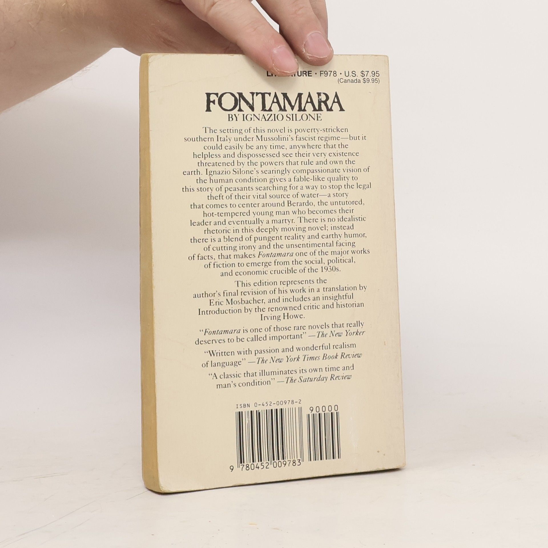 Ignazio Silone Meridian Classic: Fontamara