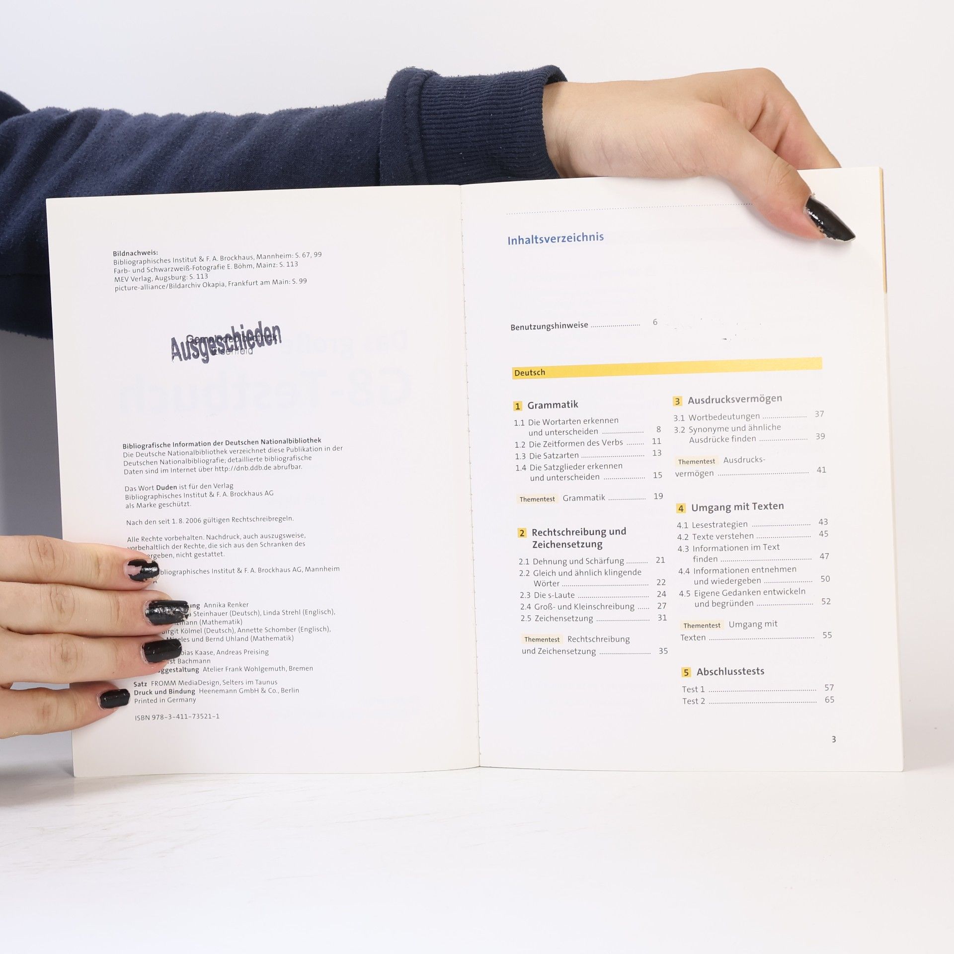 Autorenkollektiv Duden, Das große G8-Testbuch
