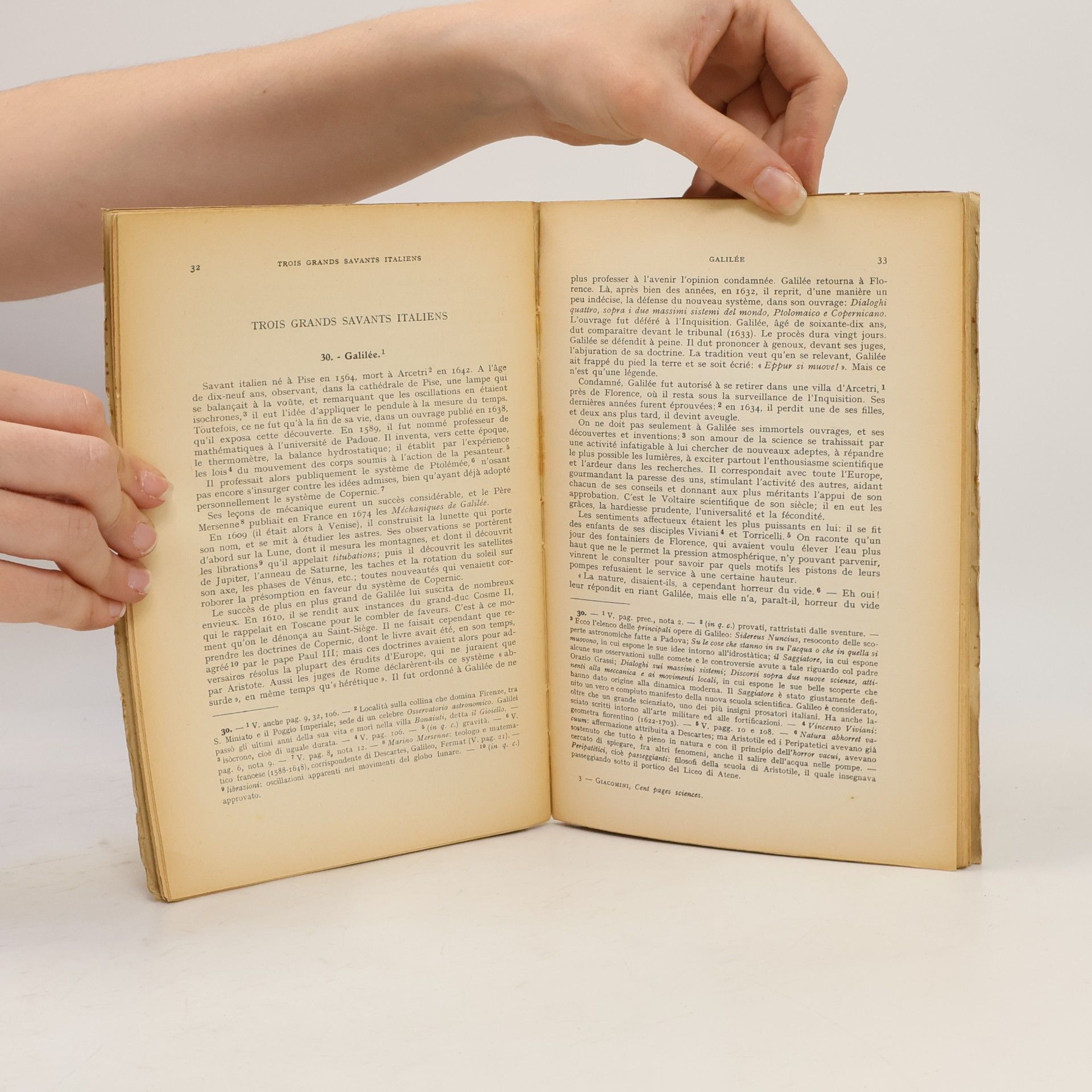 Giacomo Giacomini Cent pages