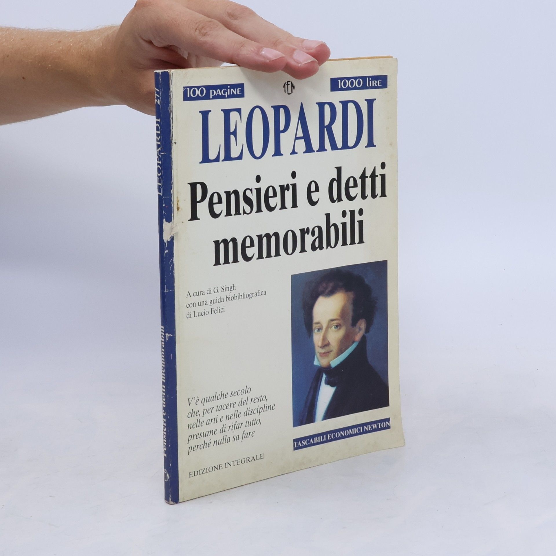 Lucio Felici Tascabili Economici Newton - 277: Pensieri e detti memorabili