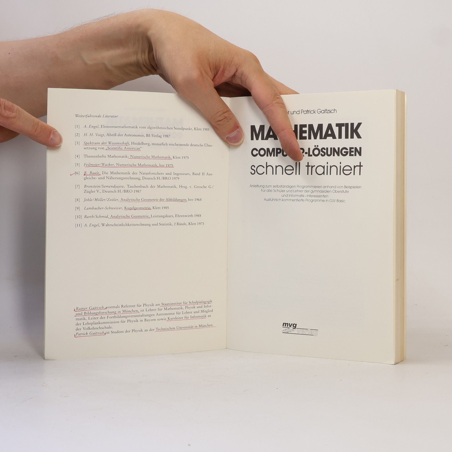 Rainer Gaitzsch Mathematik-Computer-Lösungen schnell trainiert
