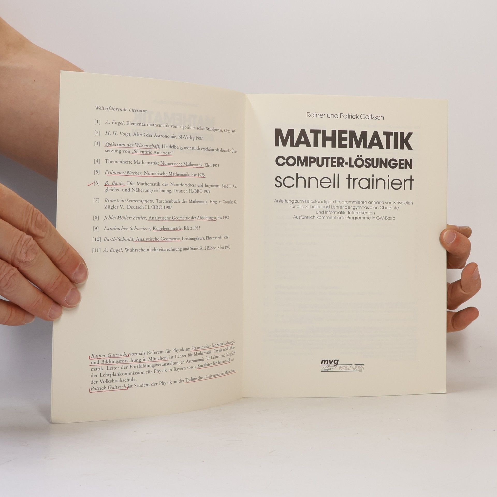 Rainer Gaitzsch Mathematik-Computer-Lösungen schnell trainiert