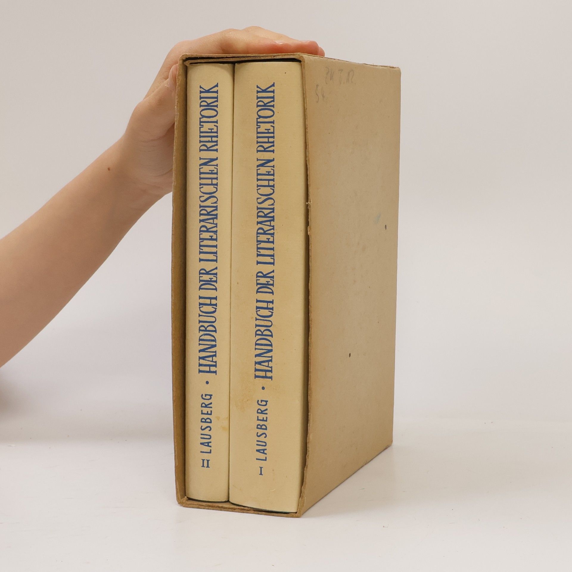 Heinrich Lausberg Handbuch der literarischen Rhetorik I.-II.