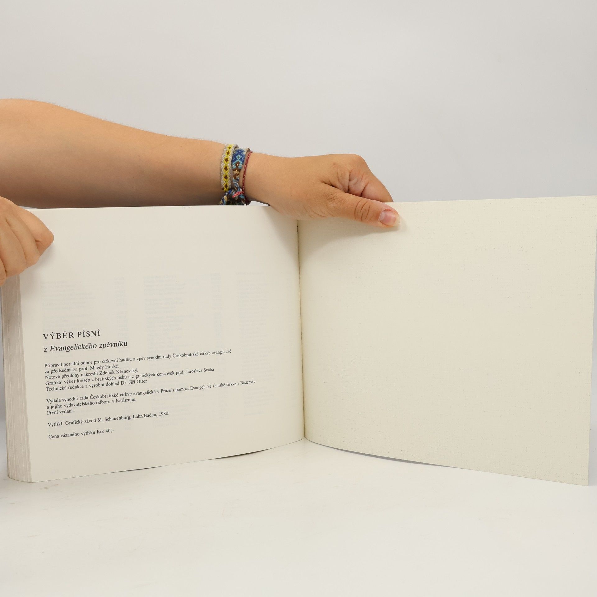 Various authors Výběr písní z Evangelického zpěvníku