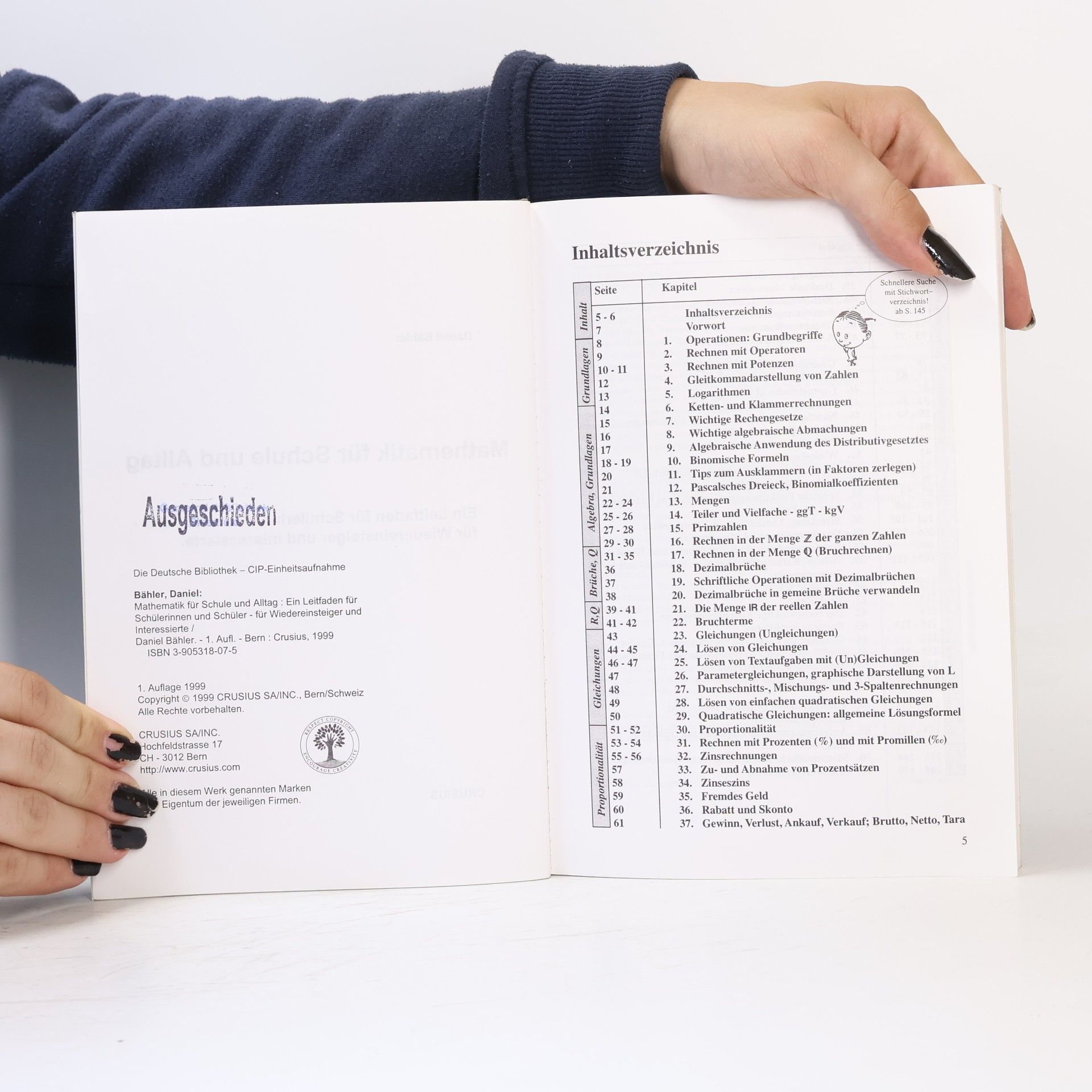 Daniela Bühler Mathematik für Schule und Alltag