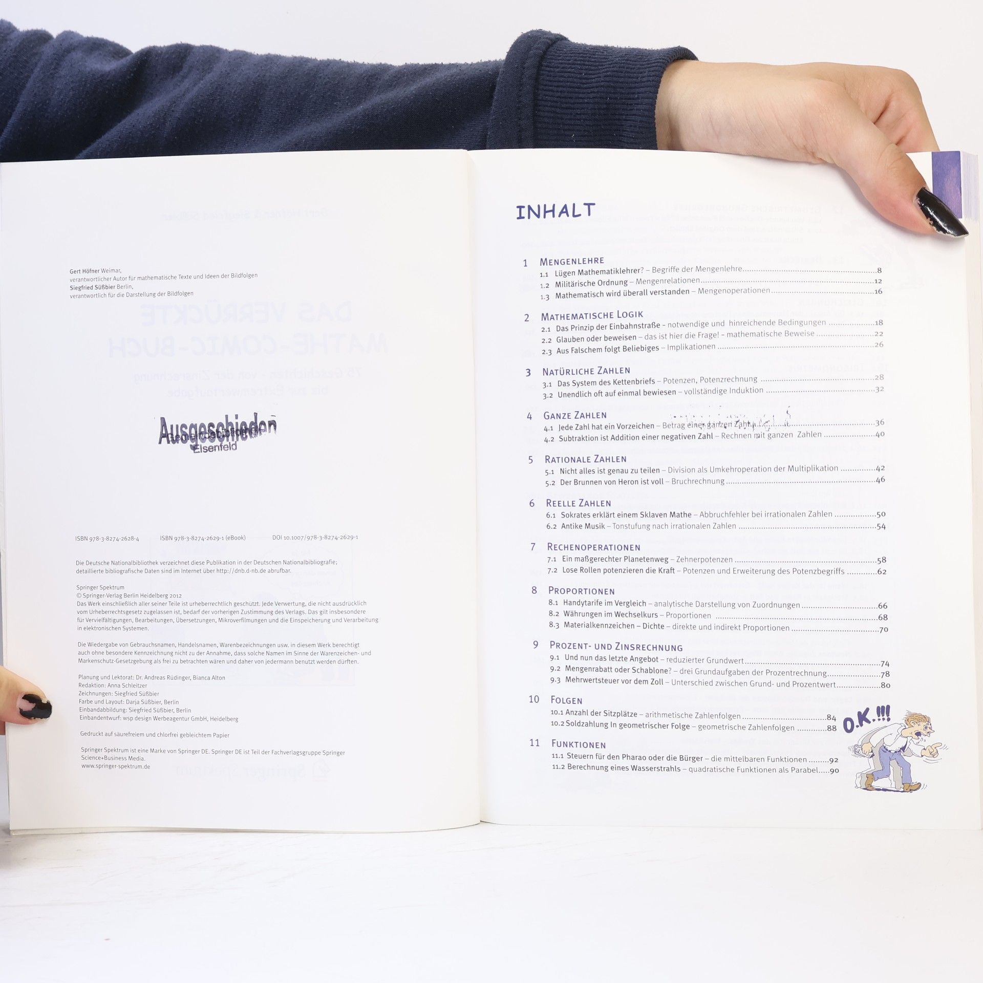 Gert Höfner Das verrückte Mathe-Comic-Buch