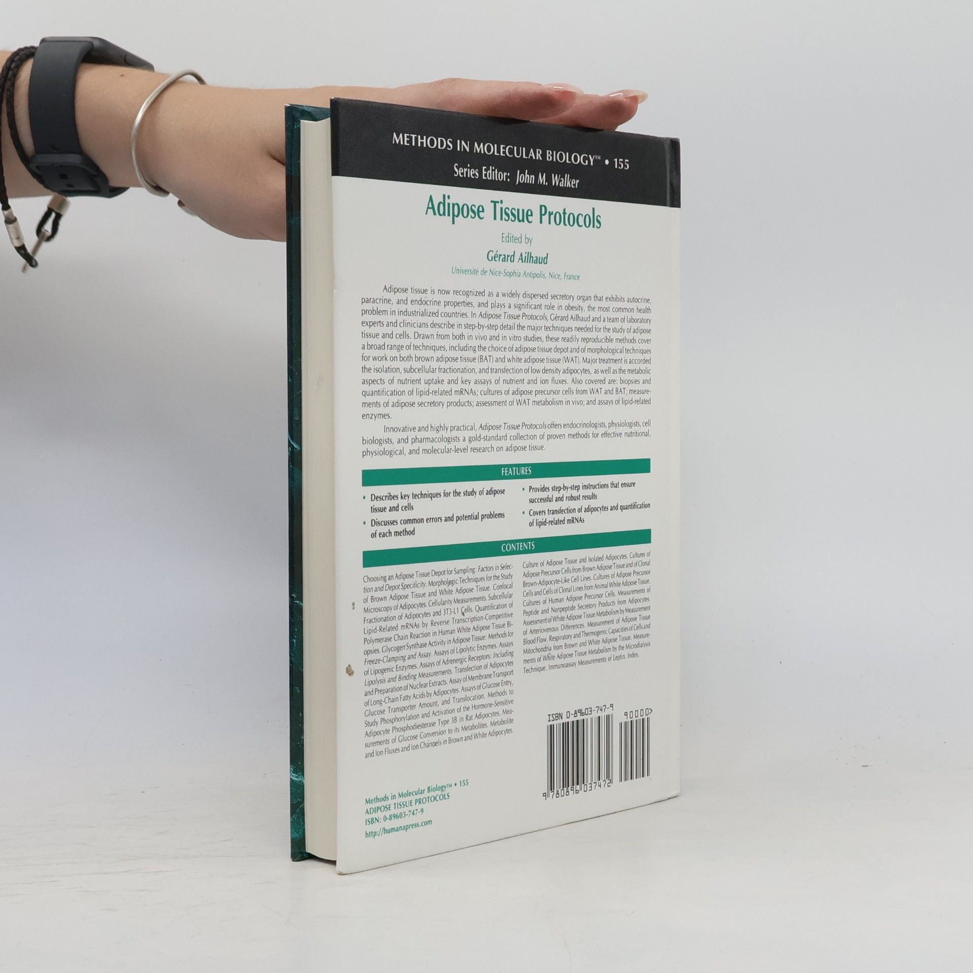Gérard Ailhaud Methods in Molecular Biology, Volume 155