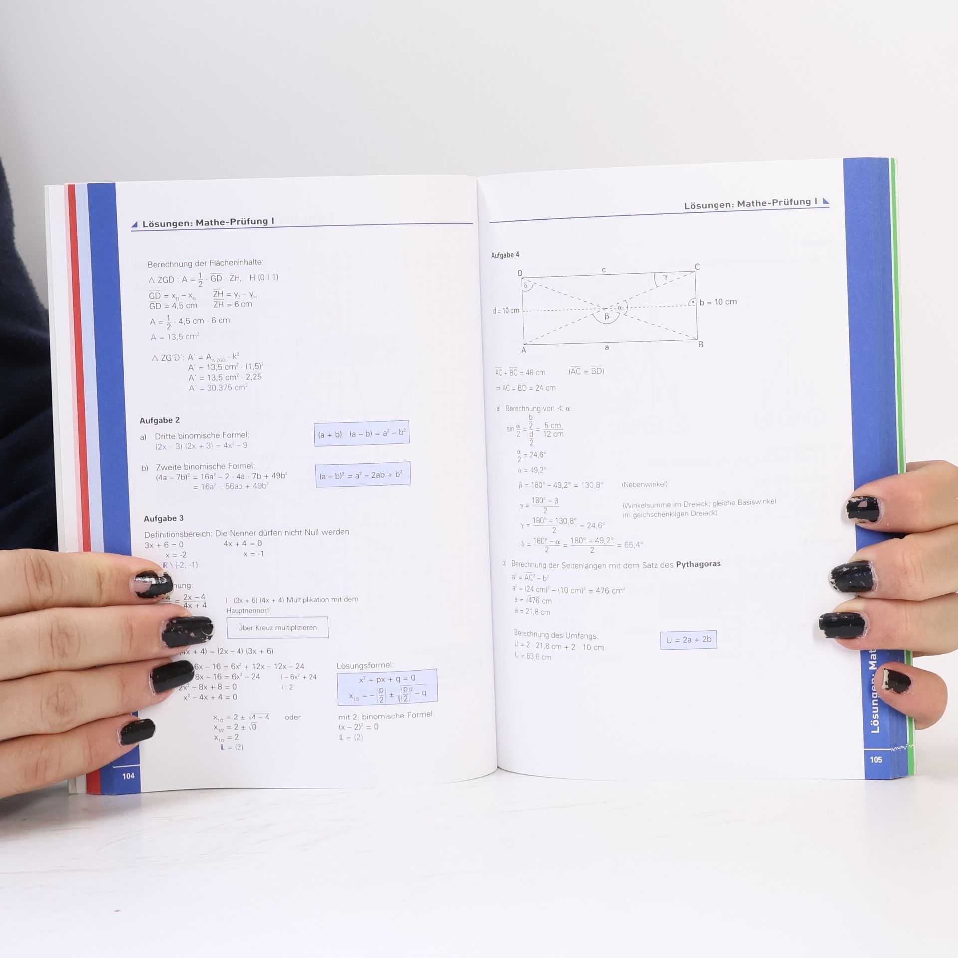 Pauker. Die Lernhilfen - 10: Hauptschule Bayern M-Zug 2010 - Lösungen: Deutsch, Mathematik, Englisch