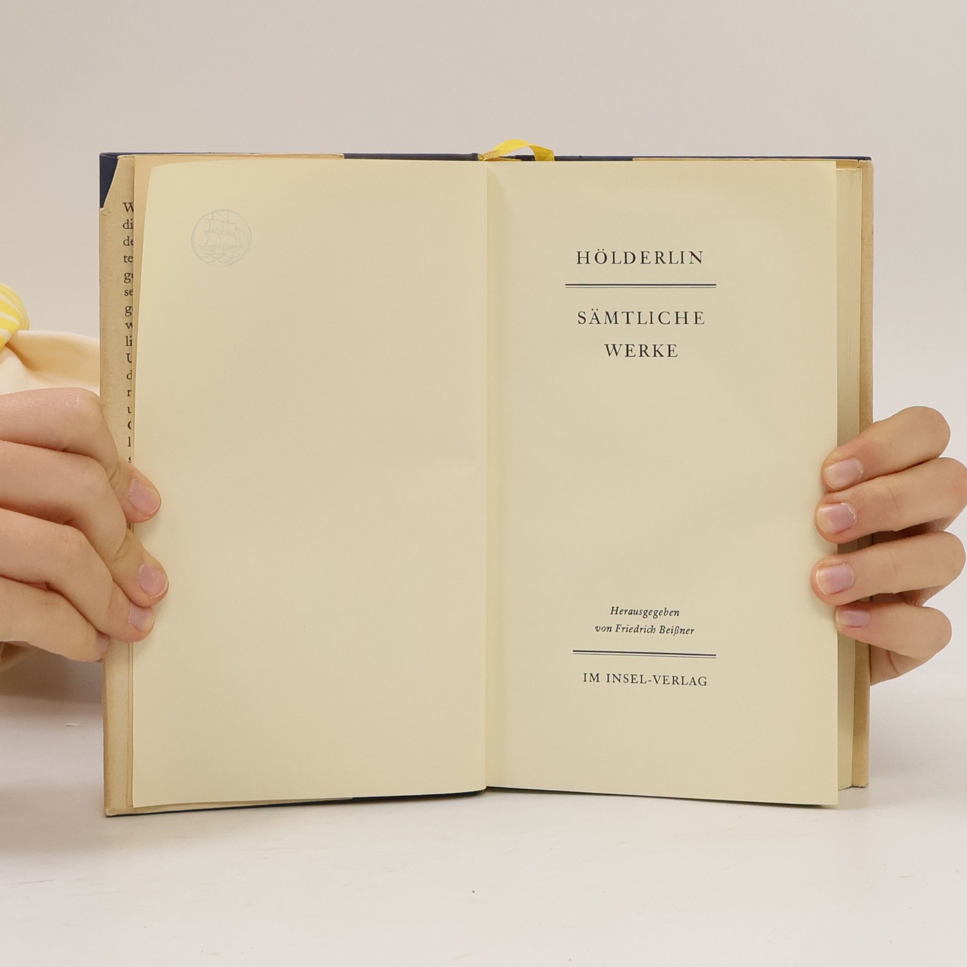 Friedrich Hölderlin Sämtliche Werke