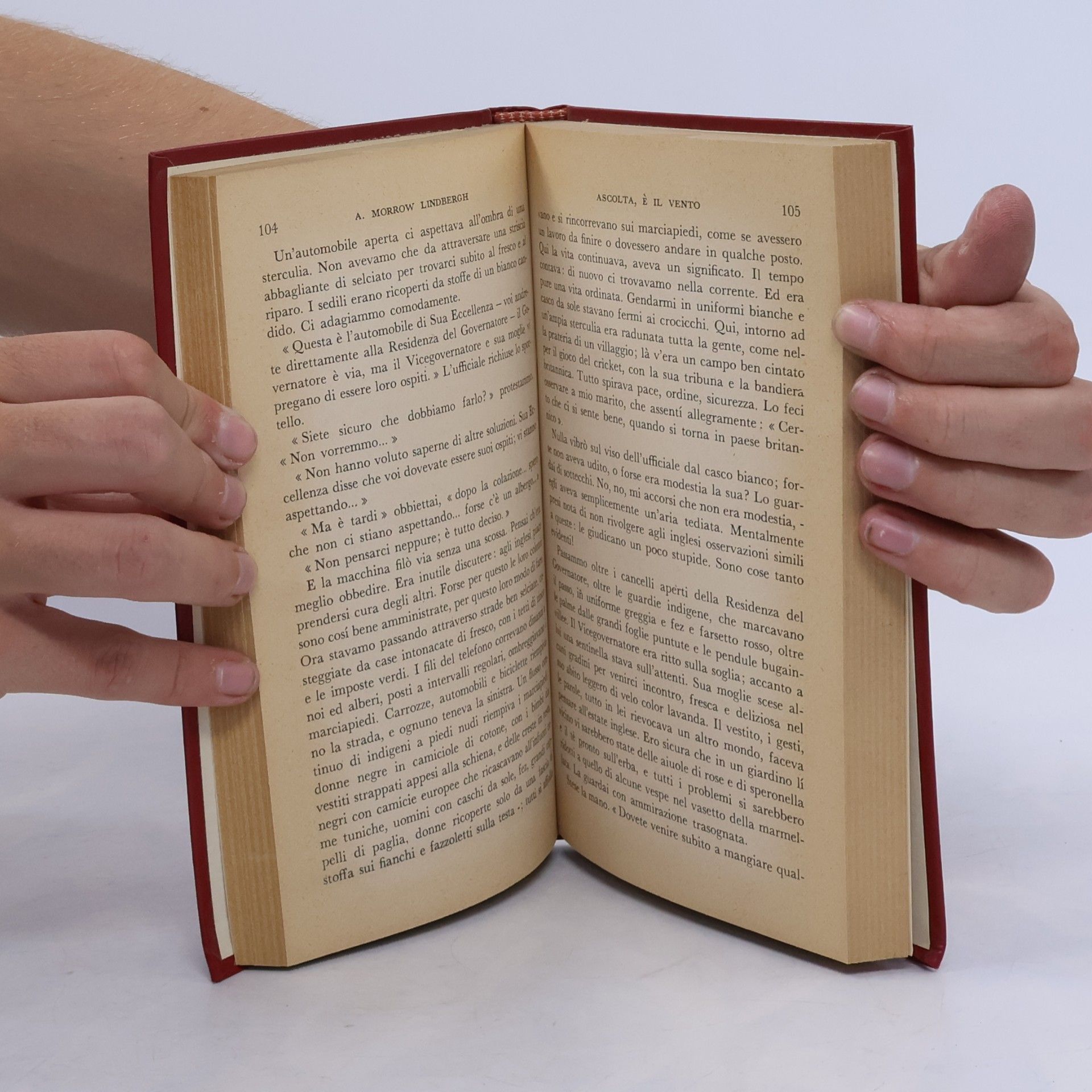 Anna Morrow Lindbergh Ascolta, e il vento