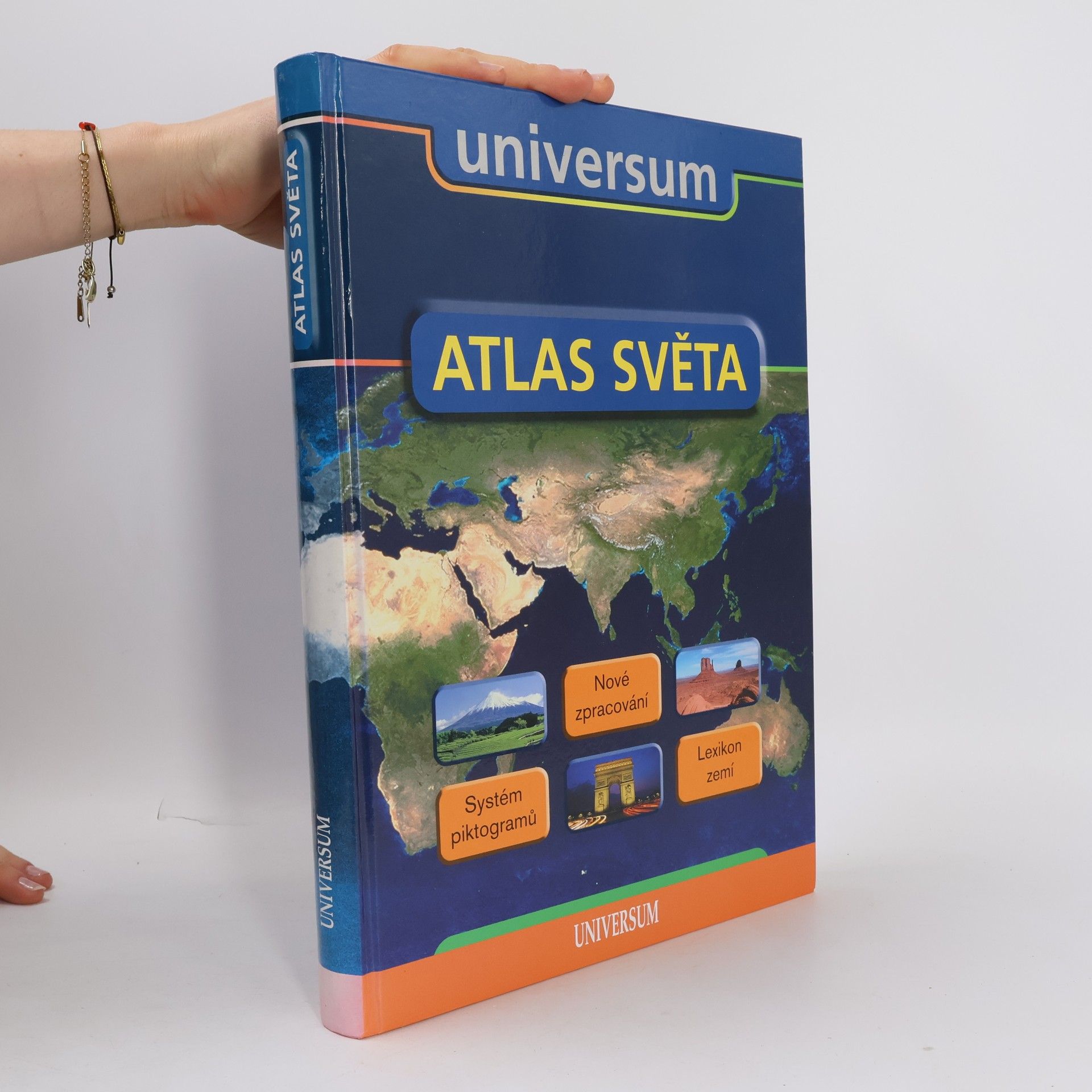 Irena Rybová Atlas světa nové zpracování, systém piktogramů, lexikon zemí