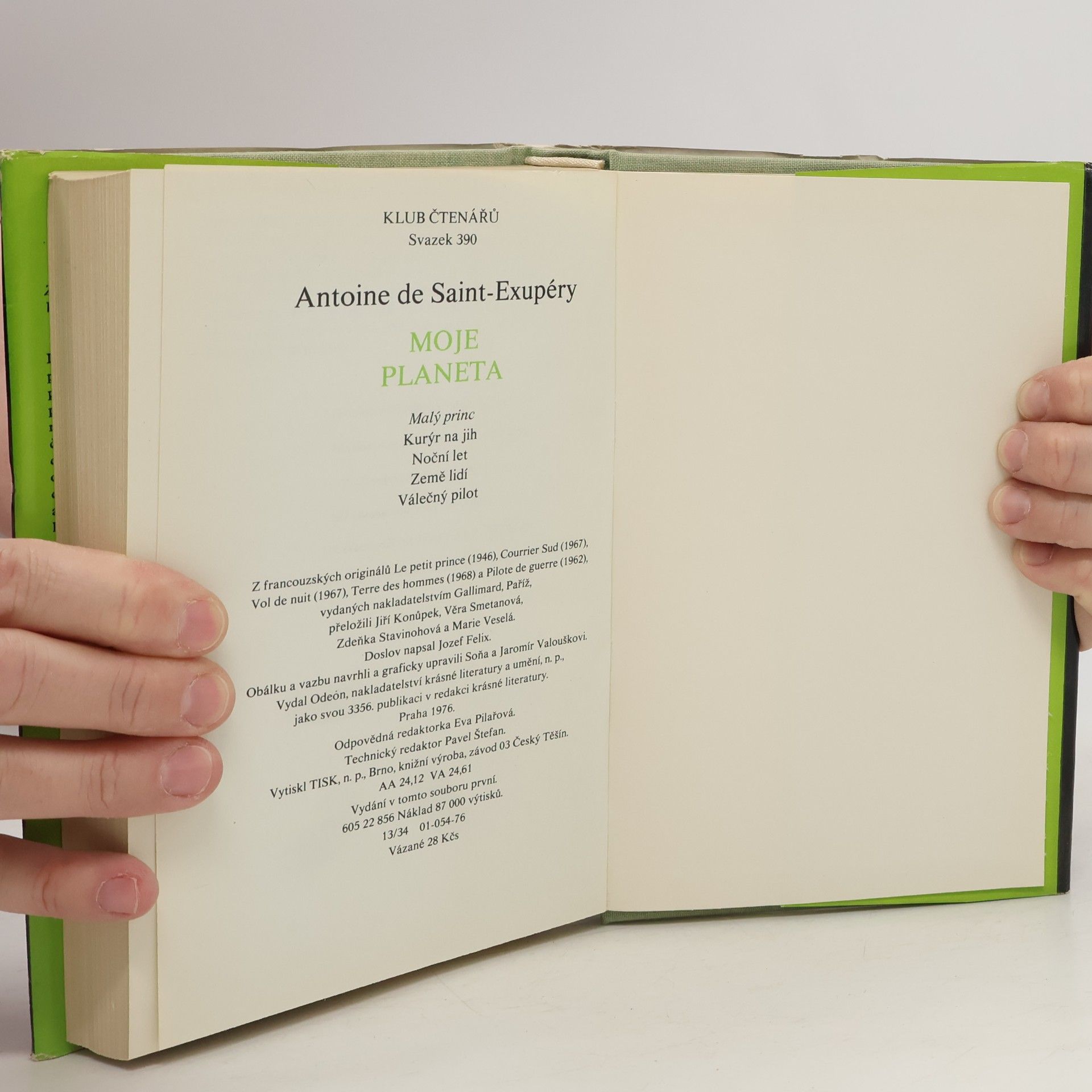 Antoine de Saint-Exupéry Moje planeta