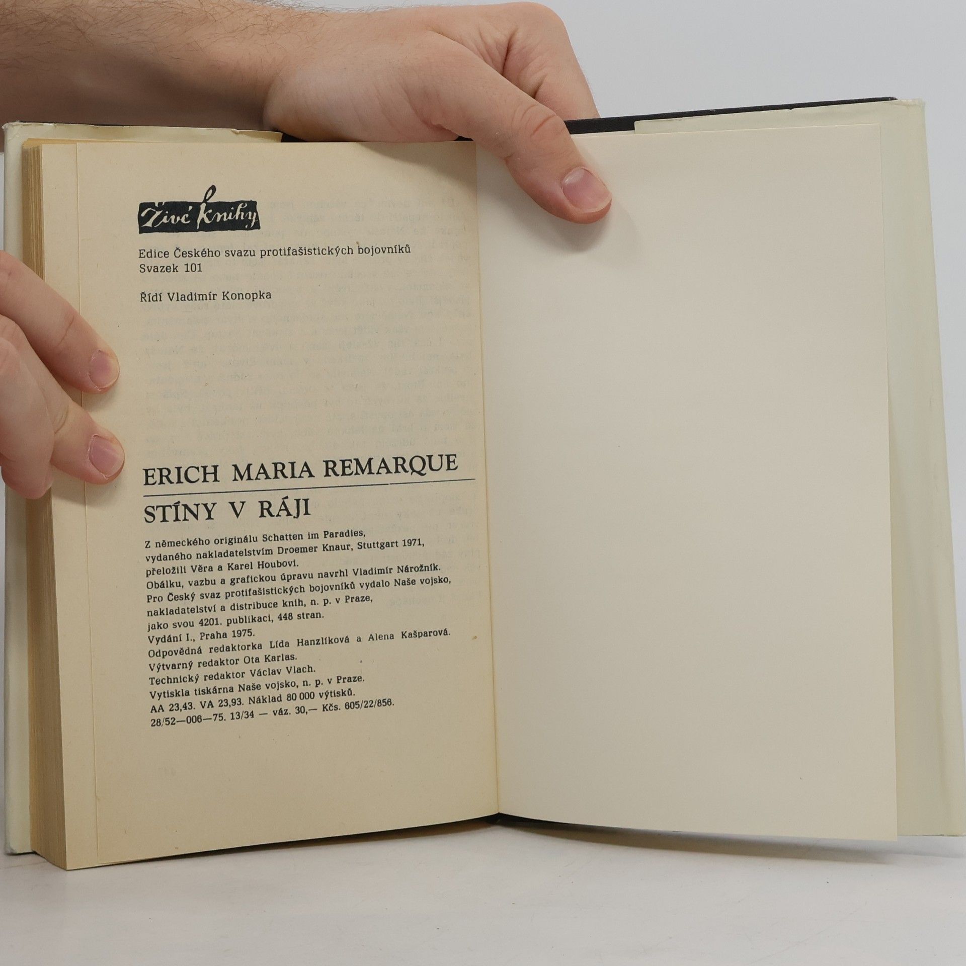 Erich Maria Remarque Stíny v ráji