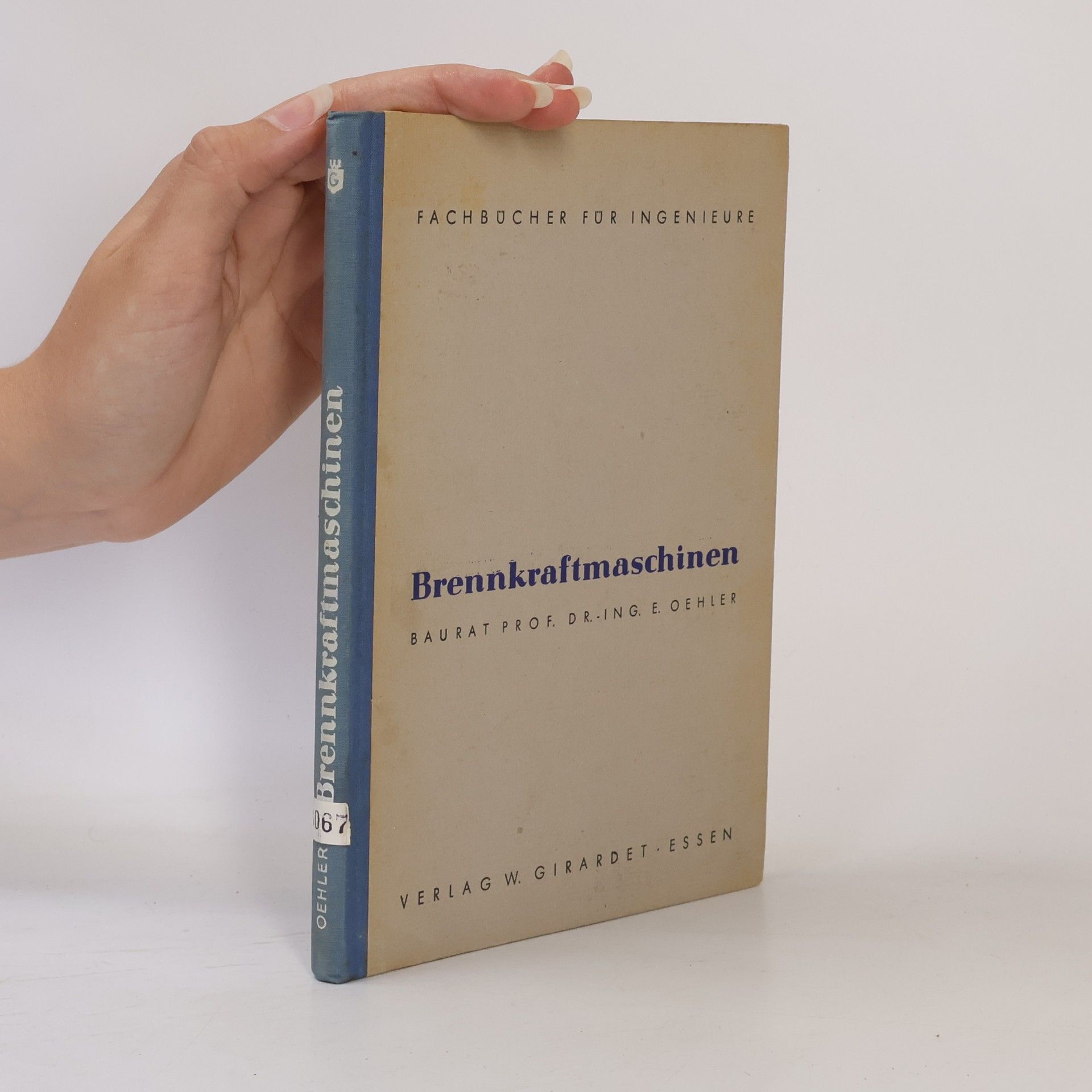 Ernst Oehler Brennkraftmaschinen