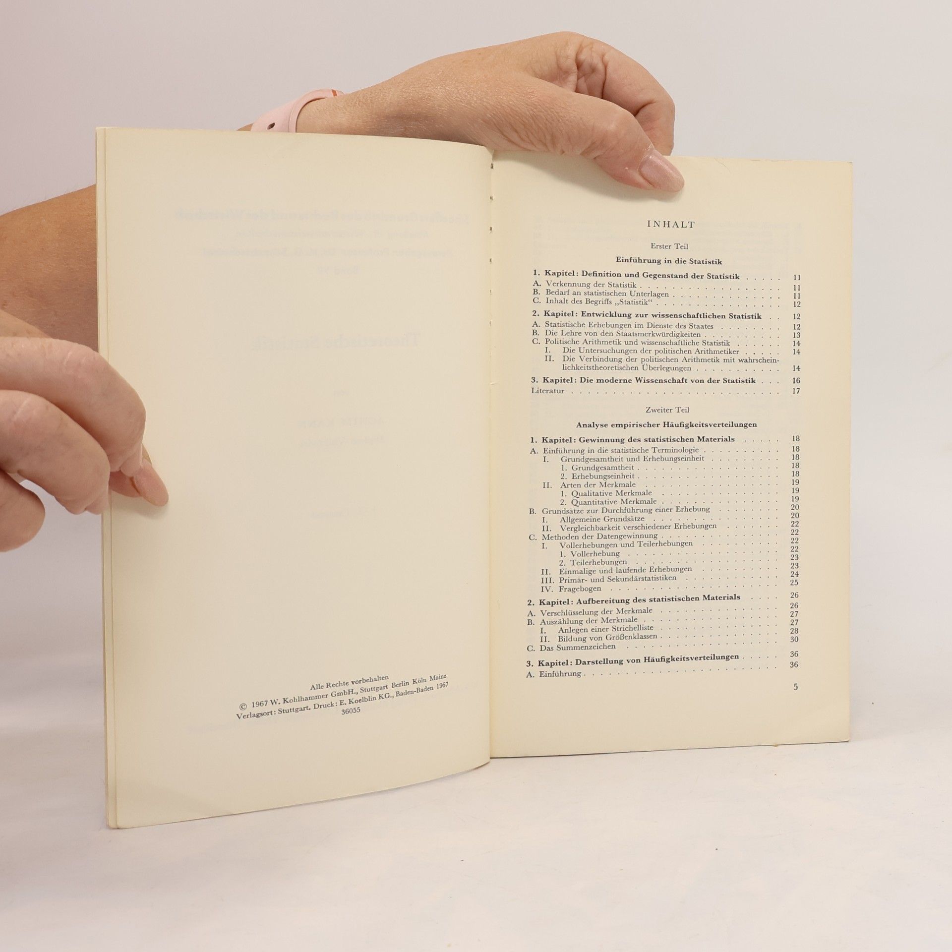 Robert A. Kann Theoretische Statistik
