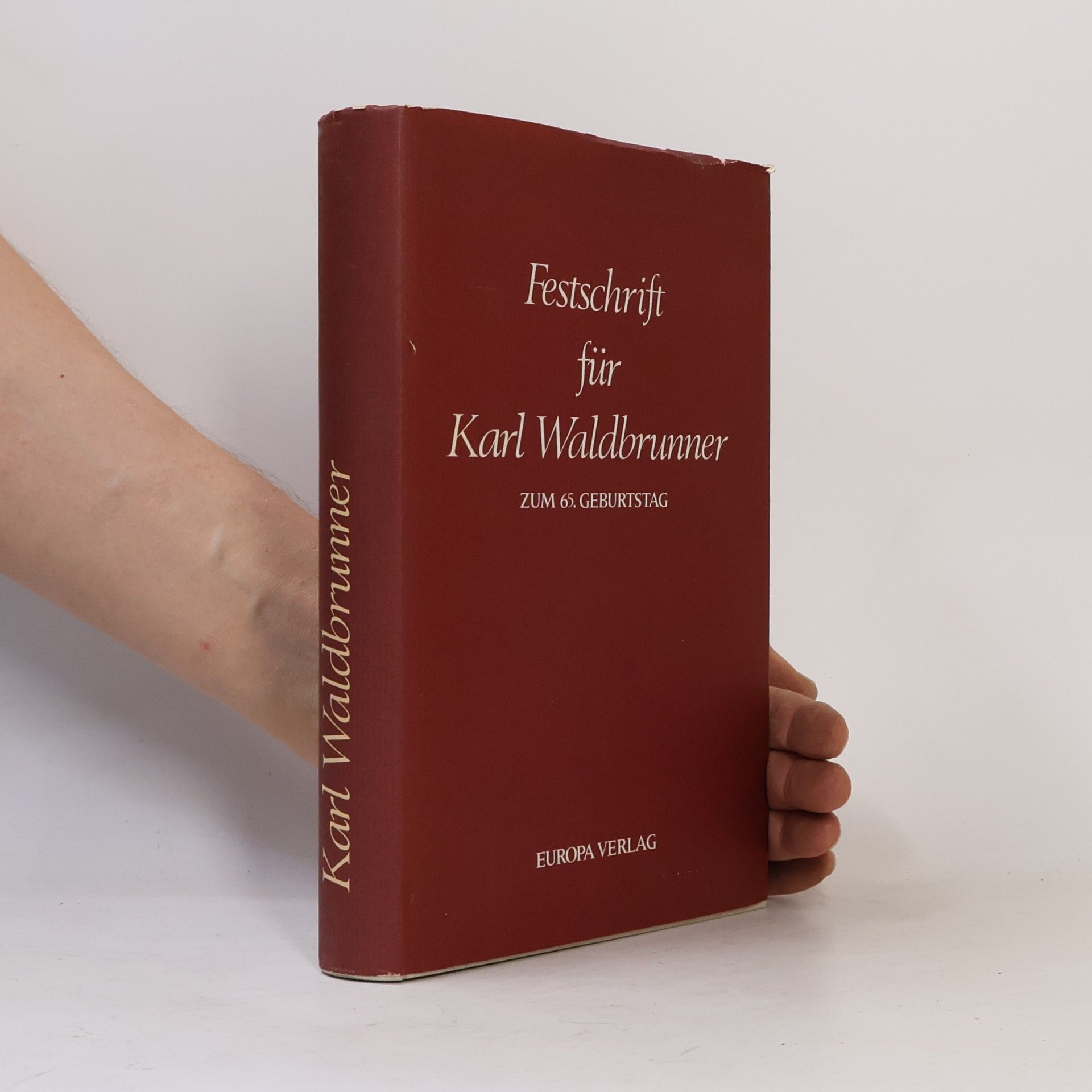 Autorenkollektiv Festschrift für Karl Waldbrunner
