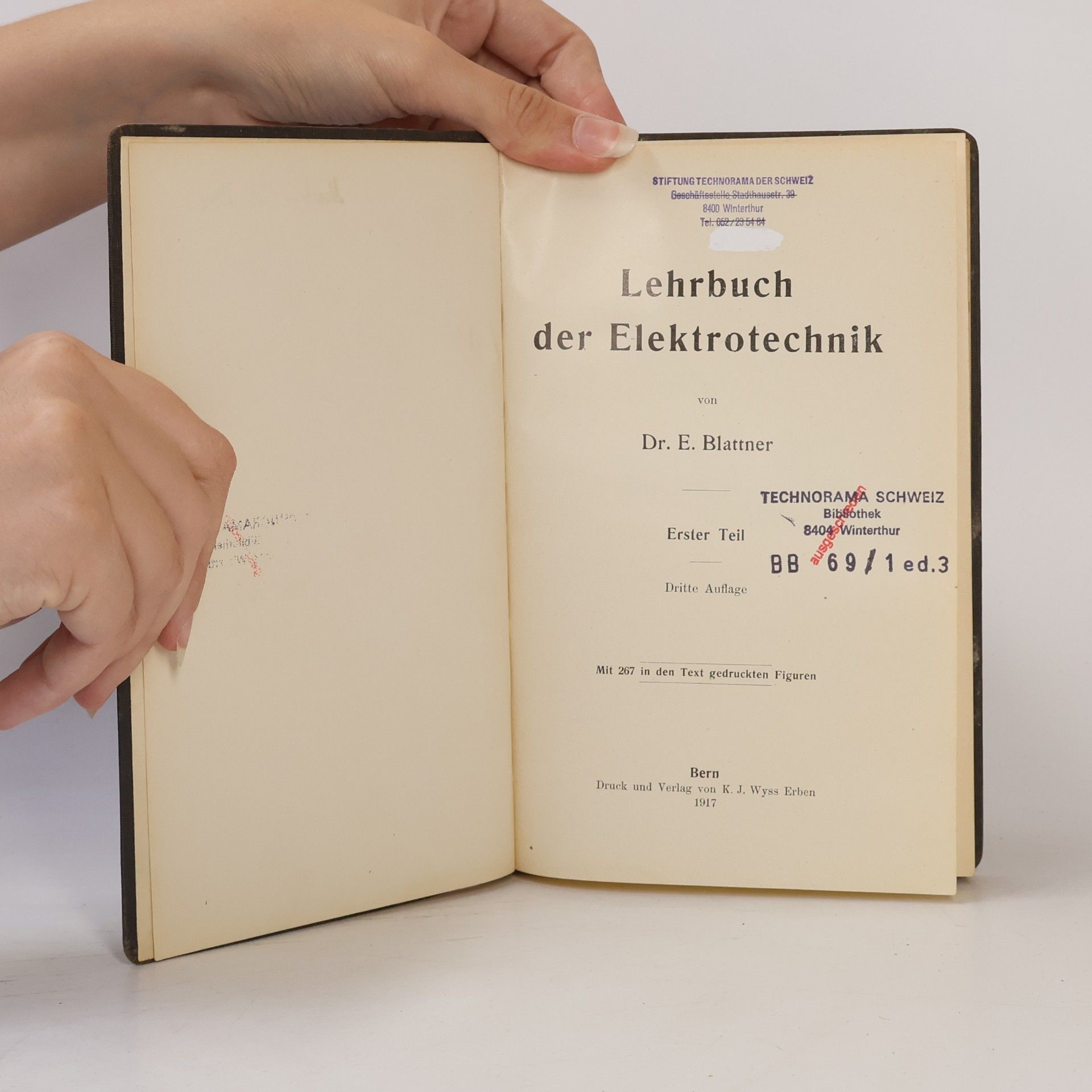 E. Blattner Lehrbuch der Elektrotechnik 1