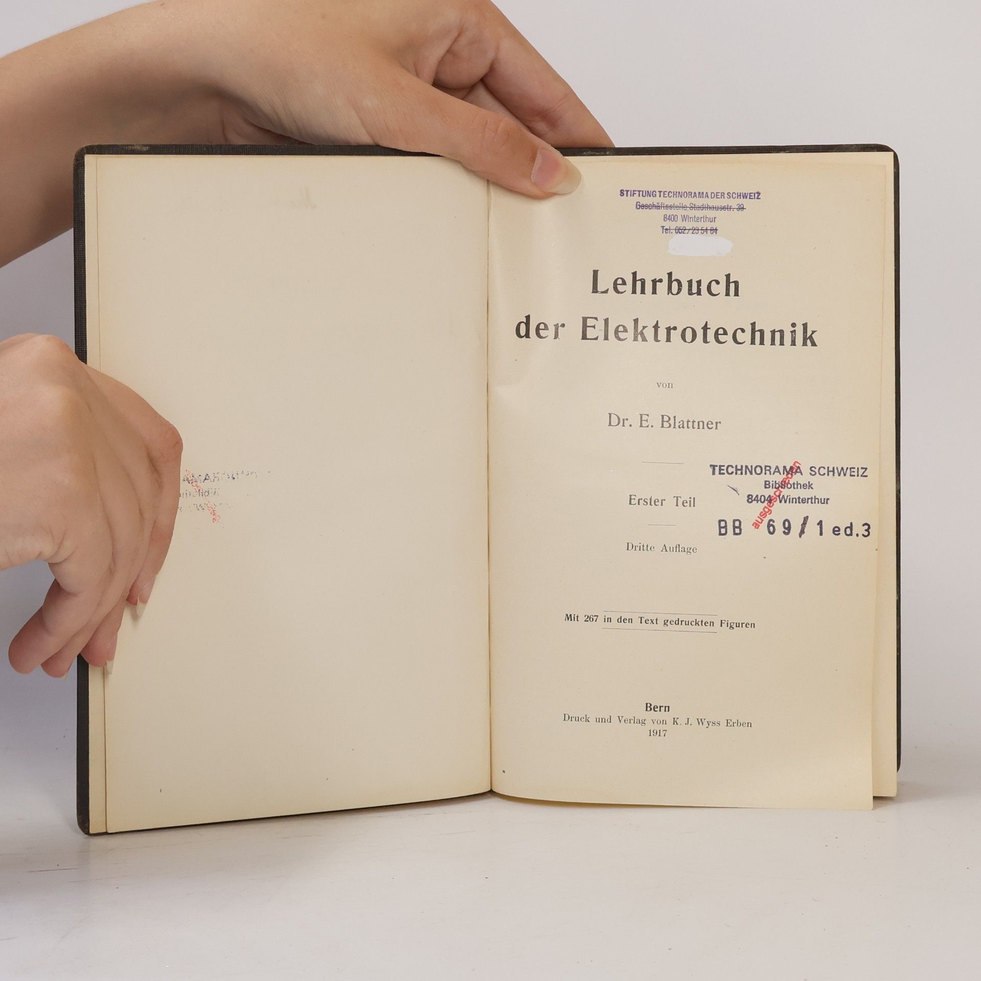 E. Blattner Lehrbuch der Elektrotechnik 1