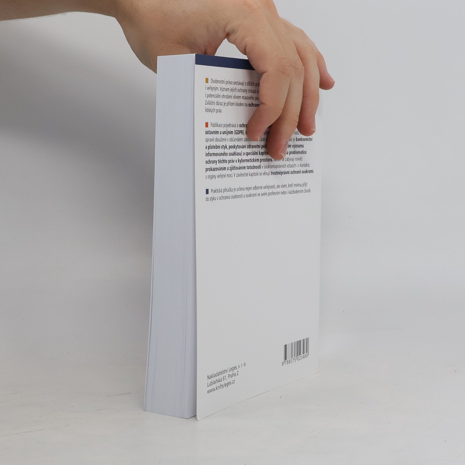 Autorenkollektiv Ochrana osobnosti, soukromí a osobních údajů