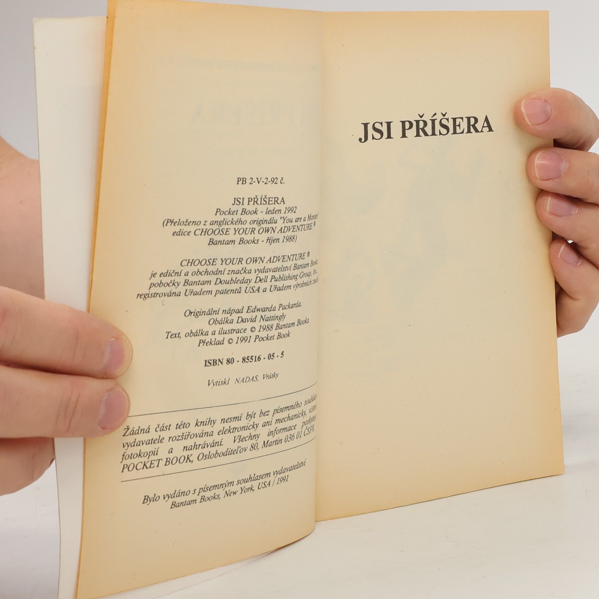 Edward Packard Jsi příšera