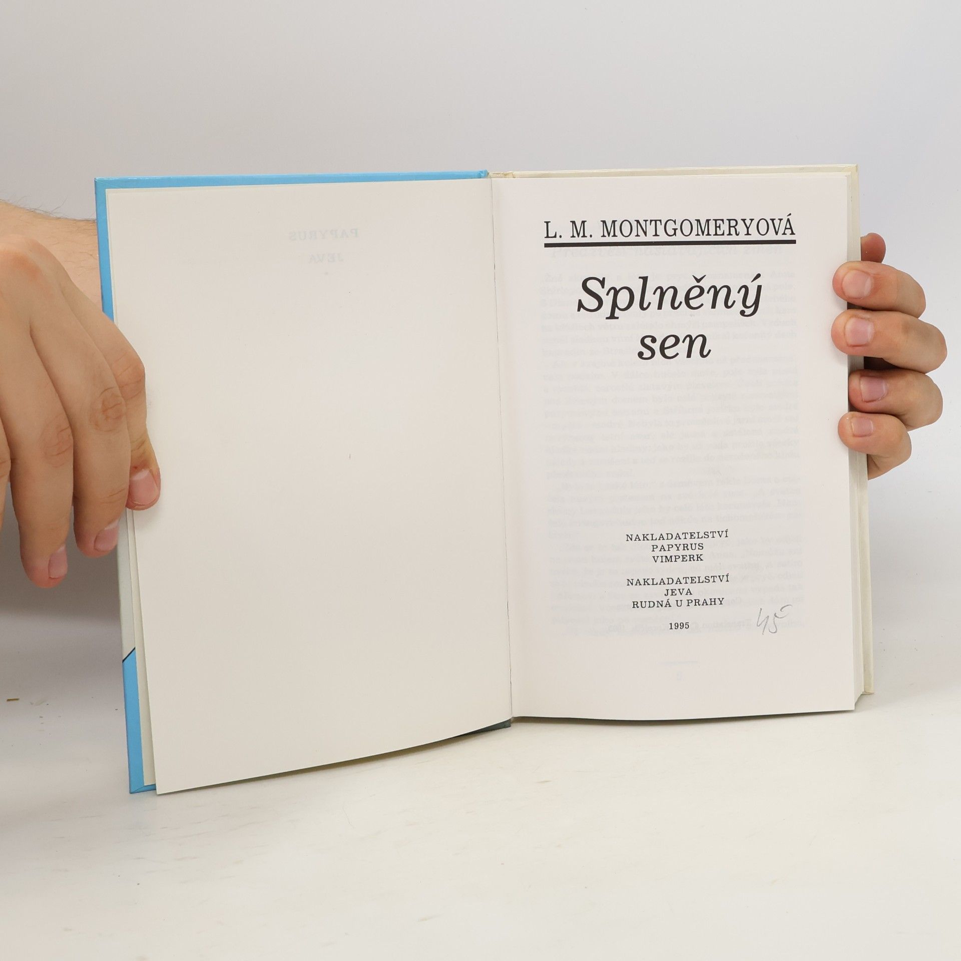 Lucy Maud Montgomery Splněný sen