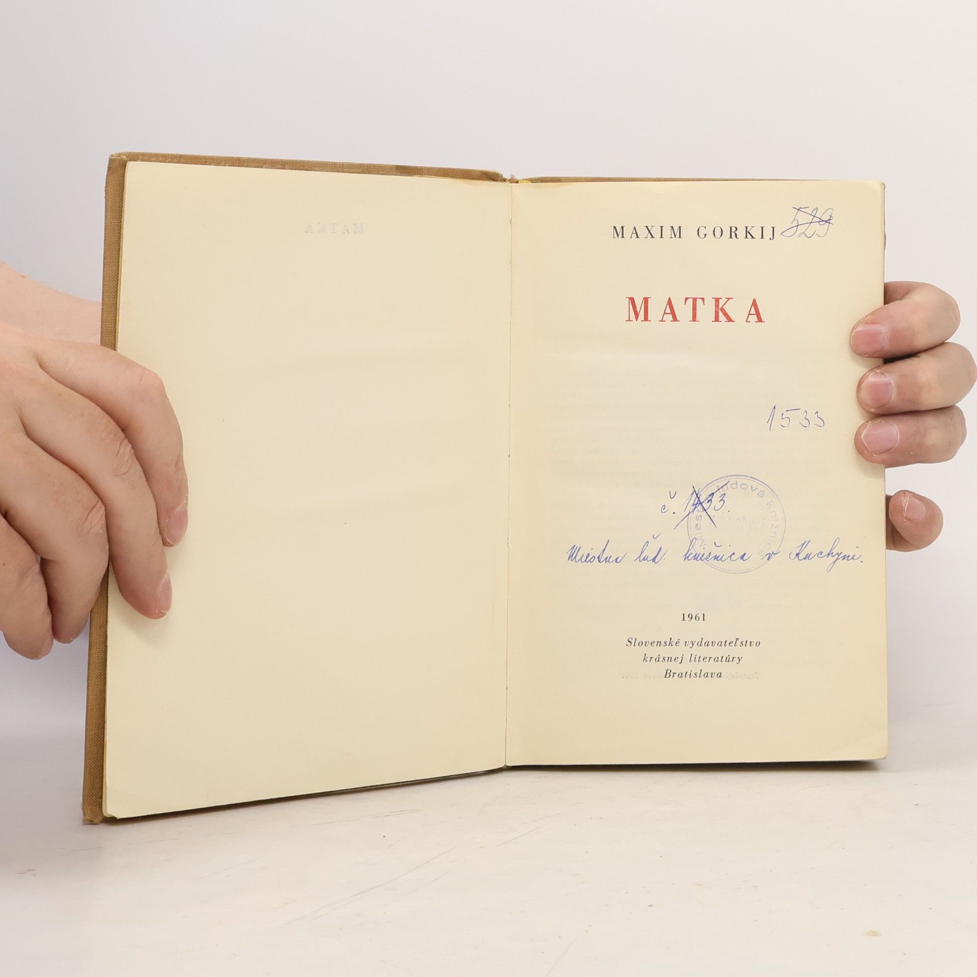 Maxim Gorky Matka