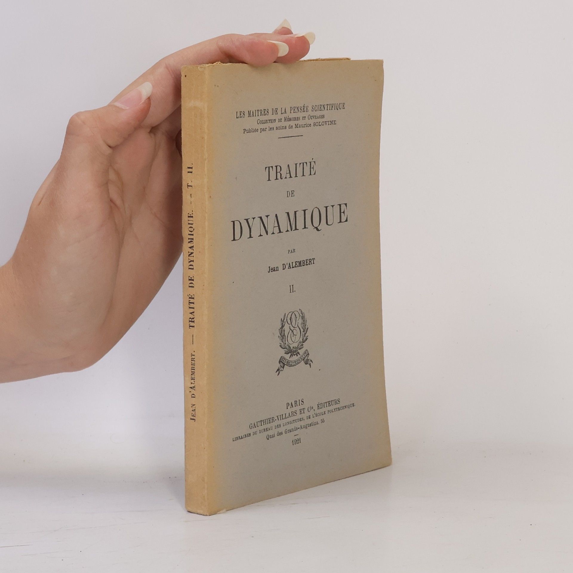 Jean D'Alembert Traité de Dynamique