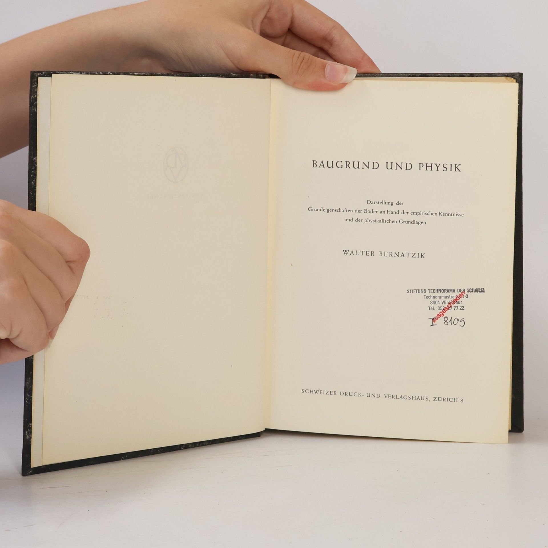Walter Bernatzik Baugrund und Physik