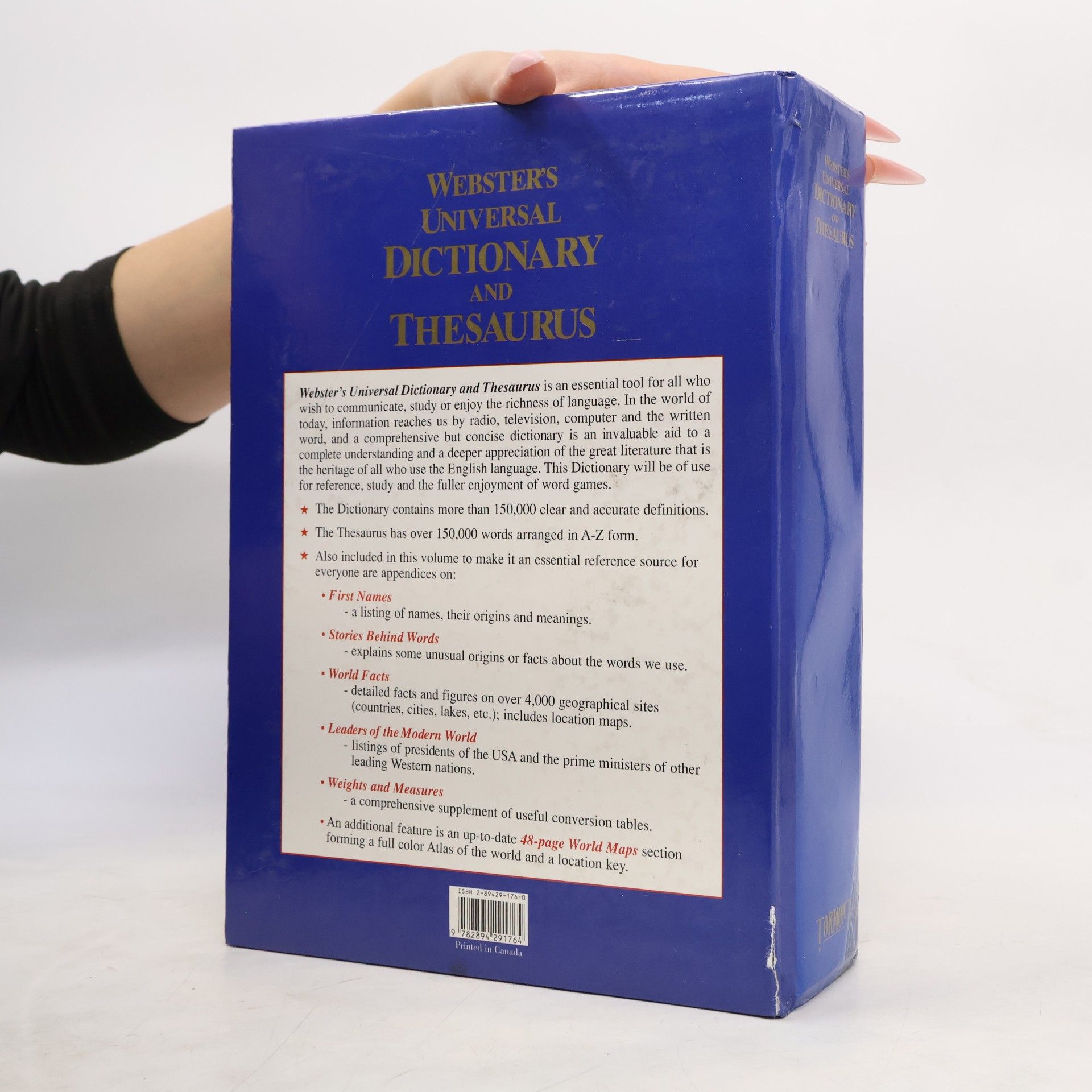 Noah Webster Webster's Universal Dictionary and Thesaurus
