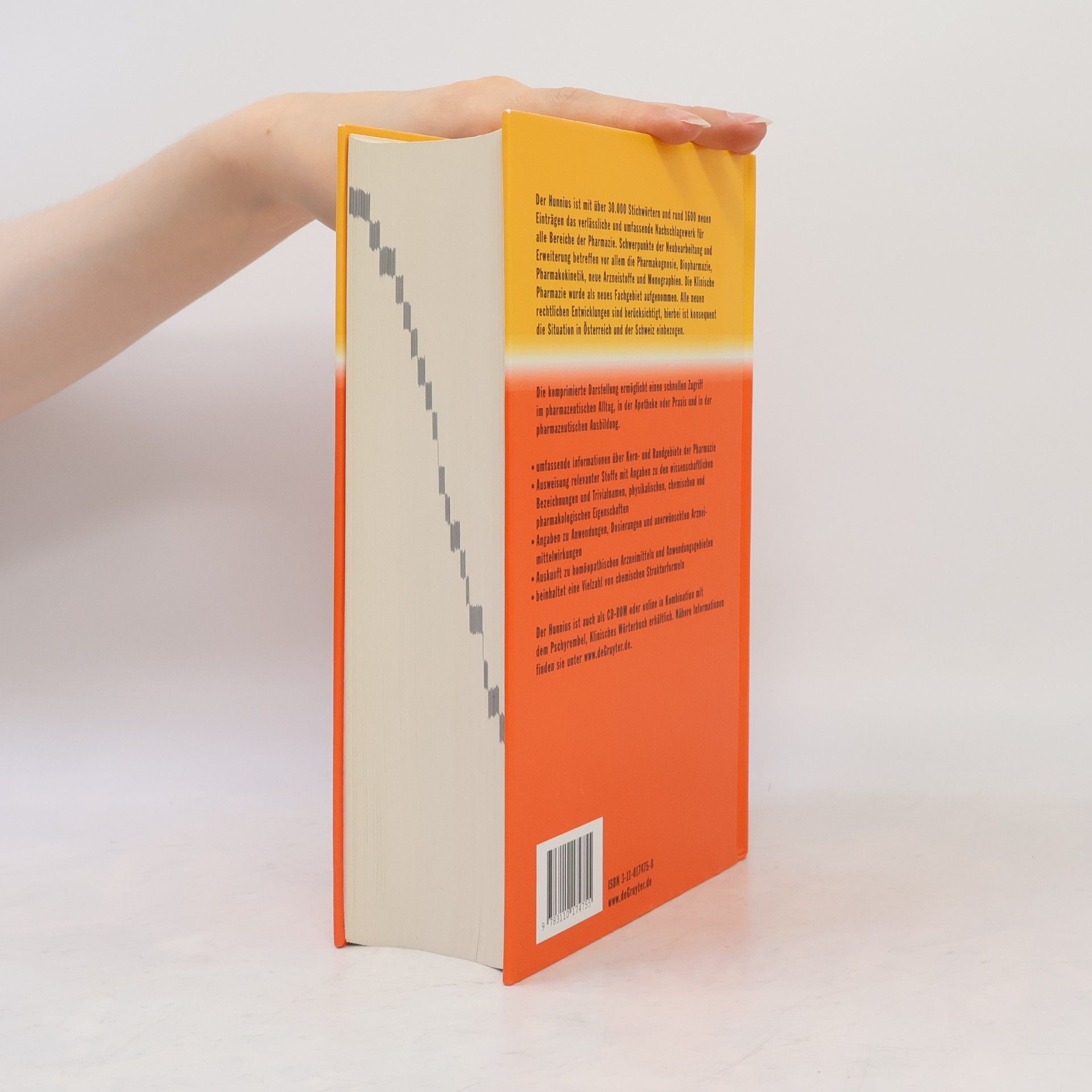 Curt Hunnius Hunnius Pharmazeutisches Wörterbuch. Über 30.000 Stichwörter