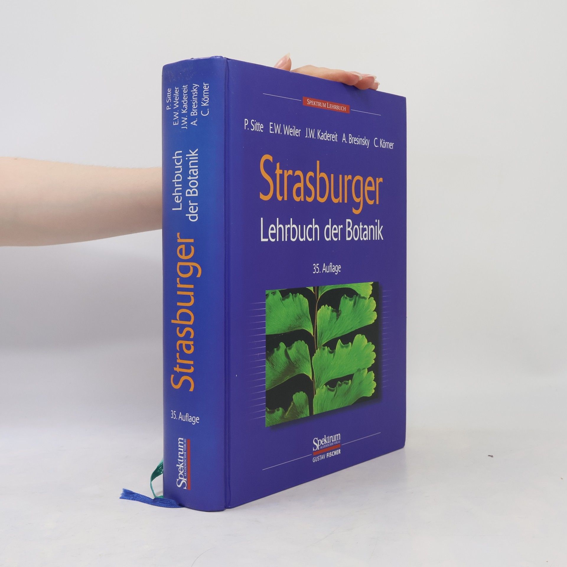 Elmar W Weiler Strasburger - Lehrbuch der Botanik für Hochschulen