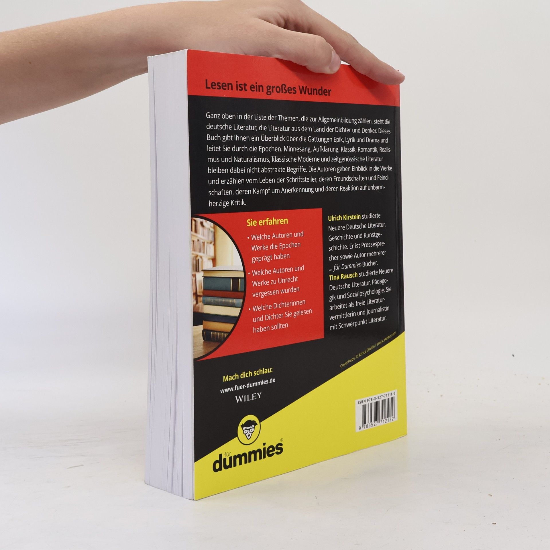 Ulrich Kirstein Allgemeinbildung deutsche Literatur für Dummies