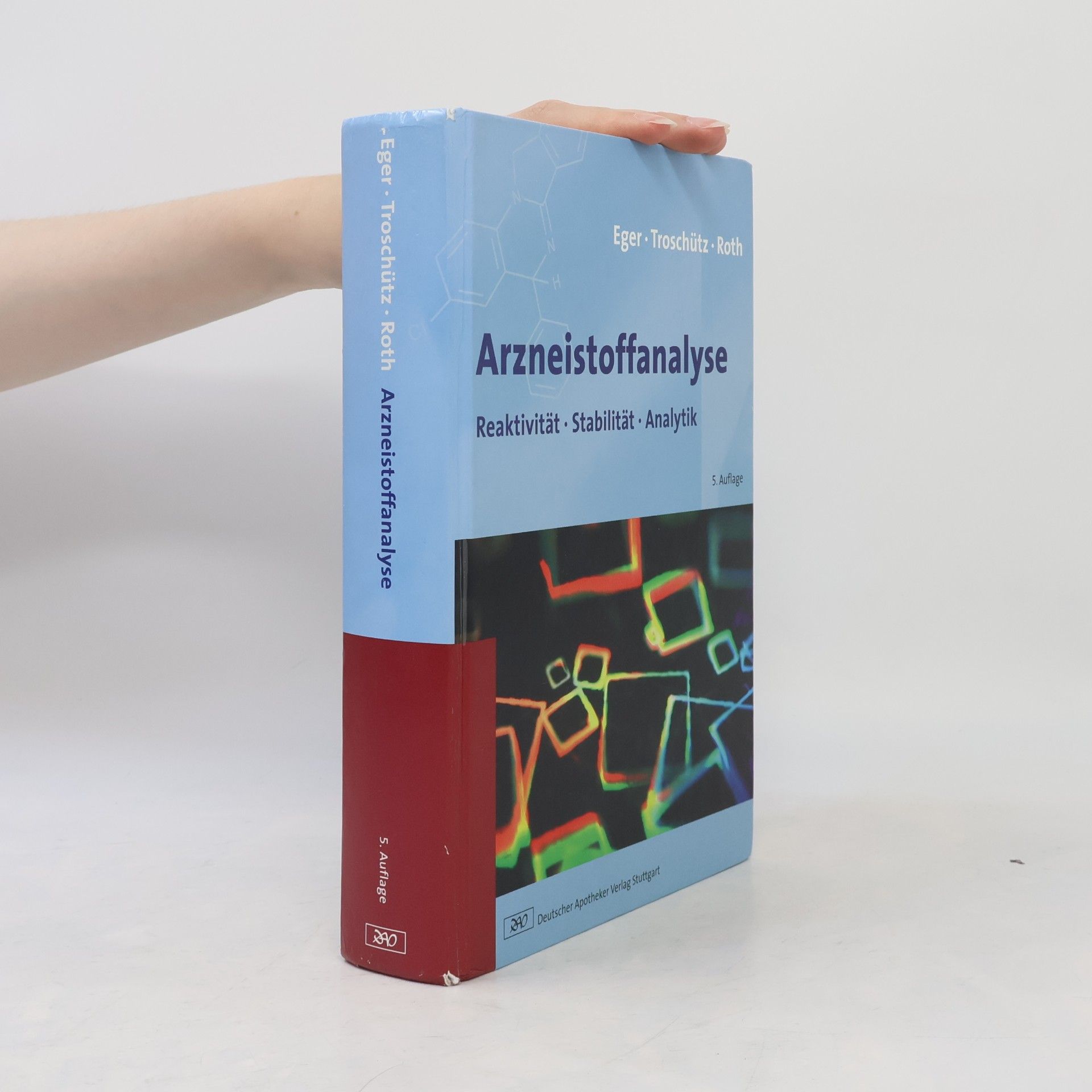 Reinhard Troschütz Arzneistoffanalyse