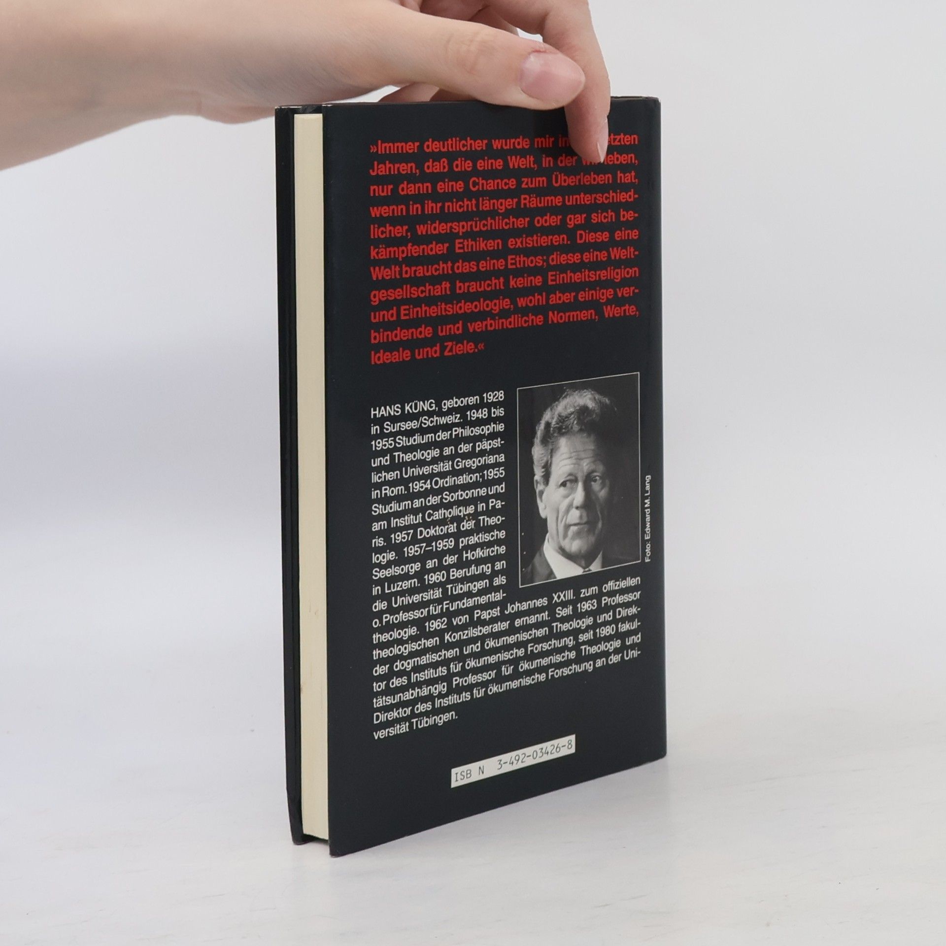Hans Küng Projekt Weltethos