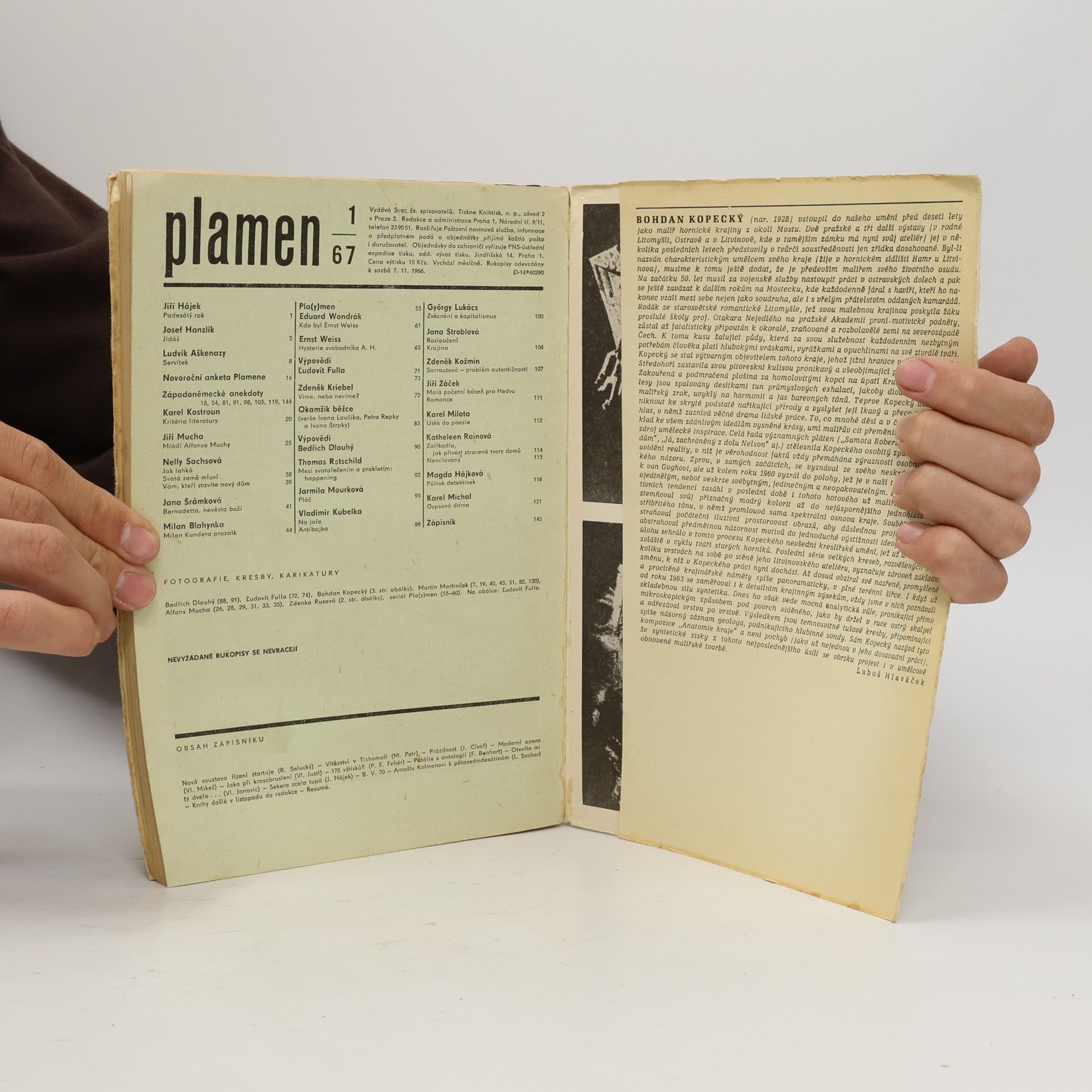 Autorenkollektiv Plamen: Literatura, umění, život 1/67