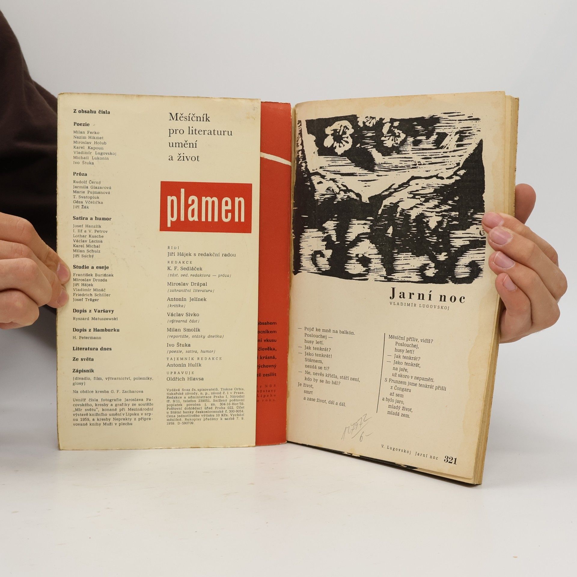 Kolektiv autorů Plamen 3/59