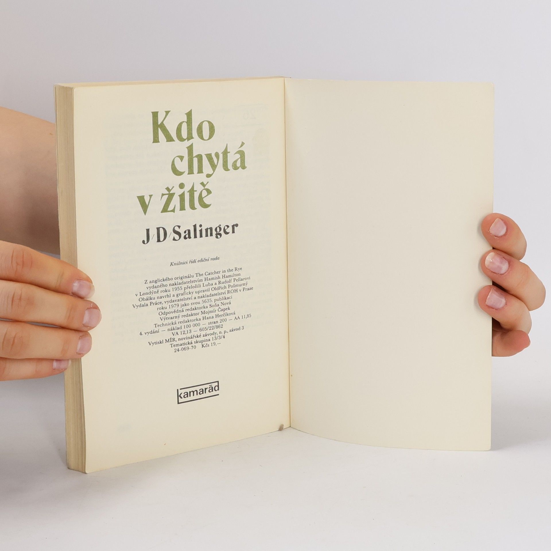 Jerome David Salinger Kdo chytá v žitě
