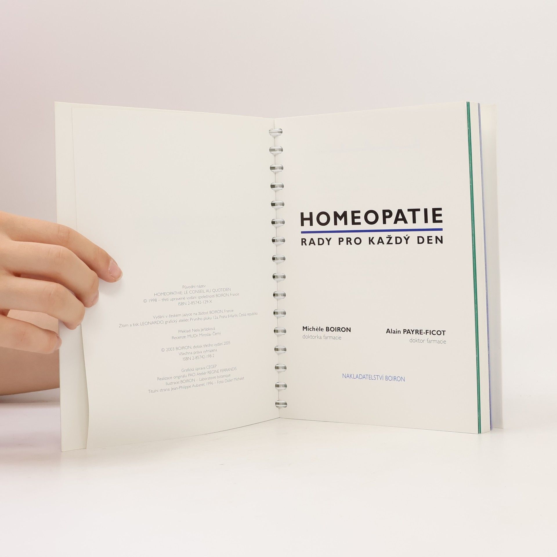 Michele Boiron Homeopatie - rady pro každý den
