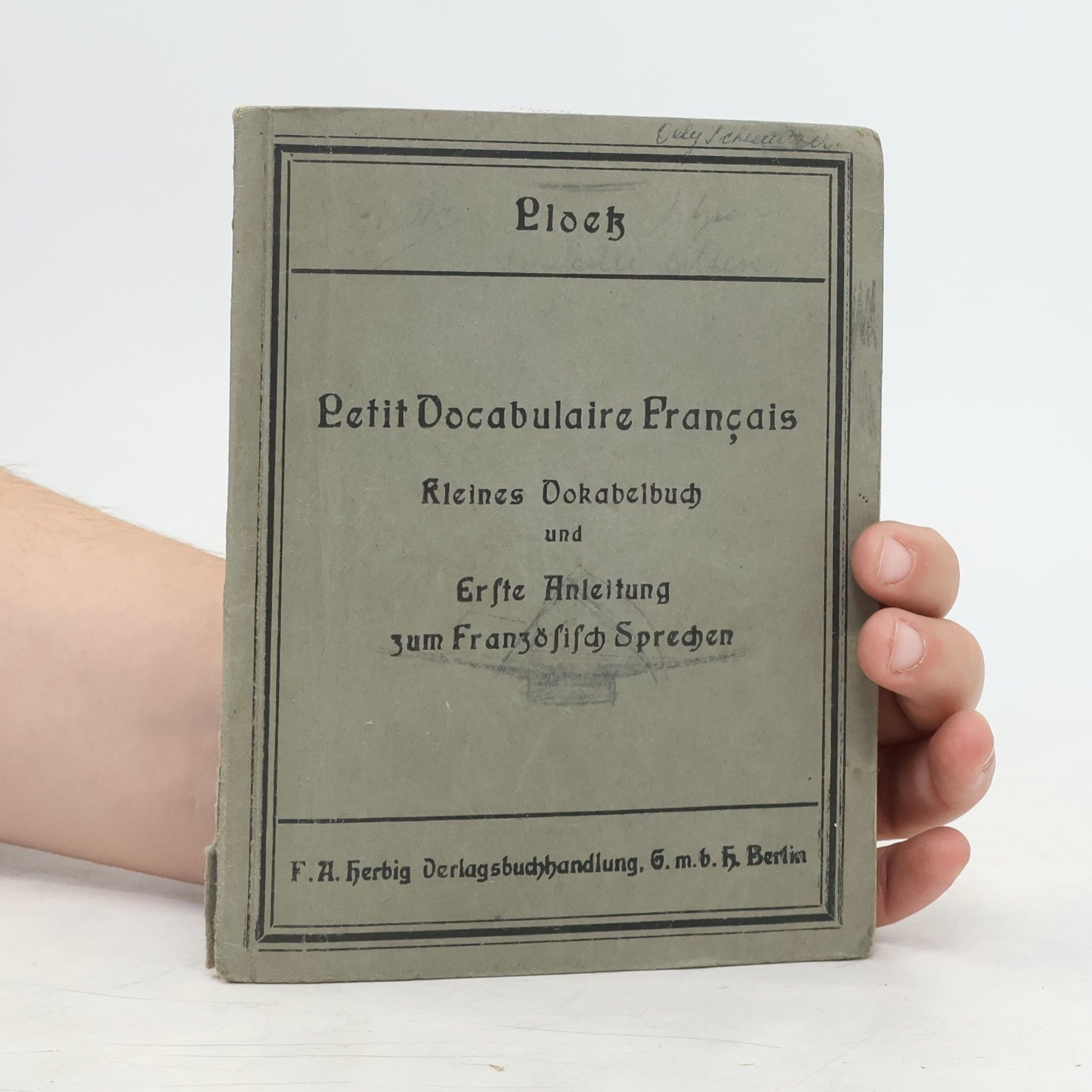 Gustav Ploetz Petit vocabulaire français