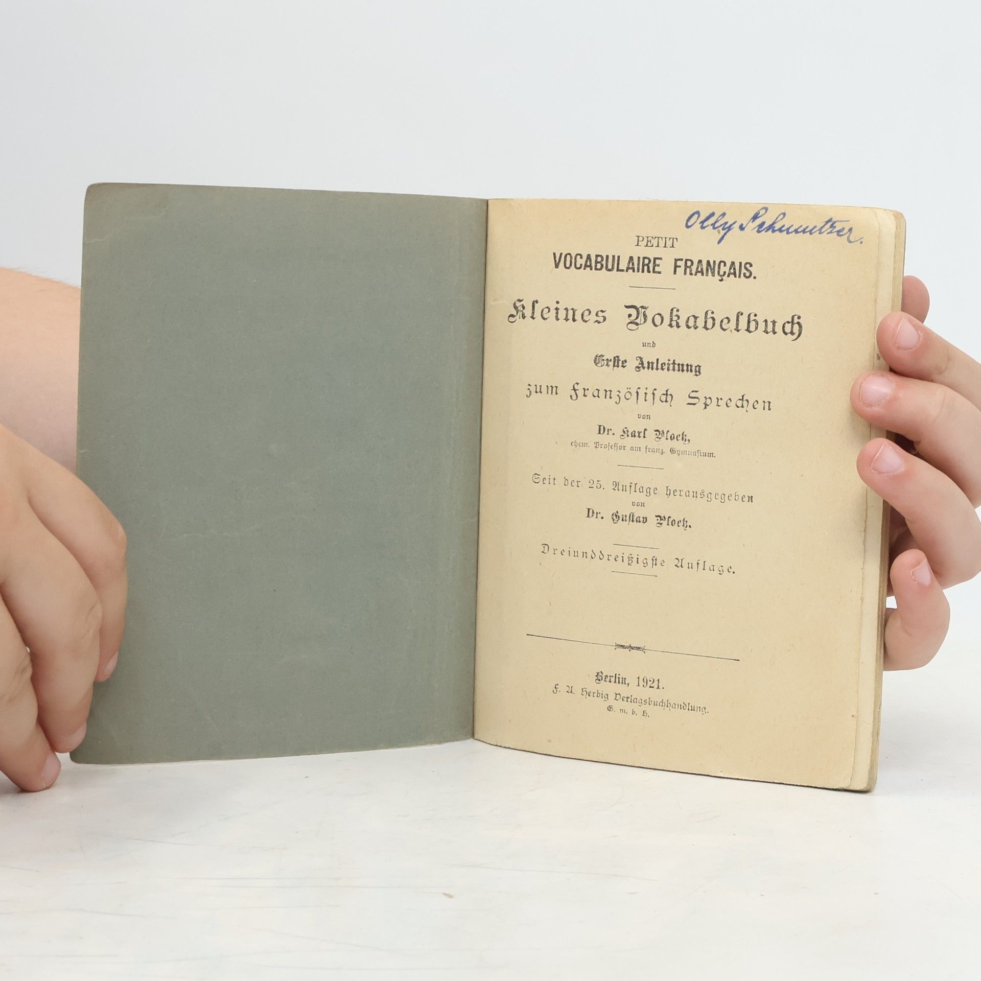 Gustav Ploetz Petit vocabulaire français