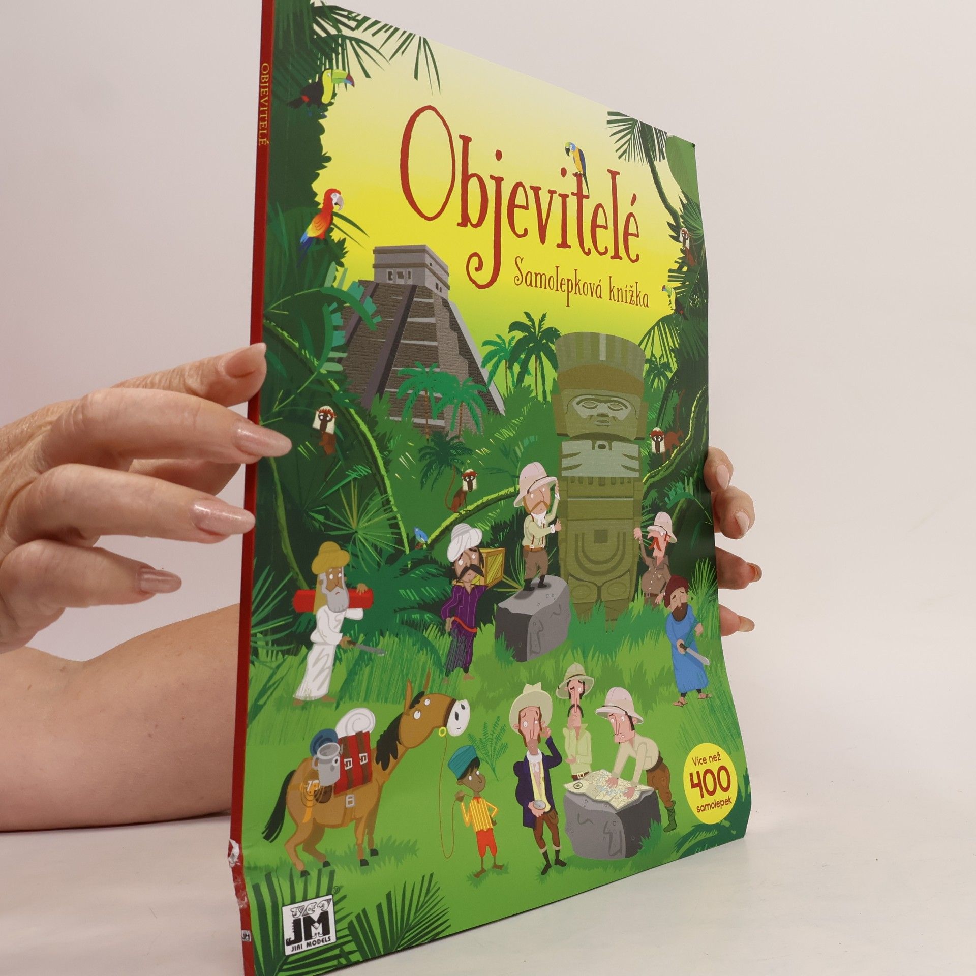 Kolektiv autorů Objevitelé. Samolepková knížka