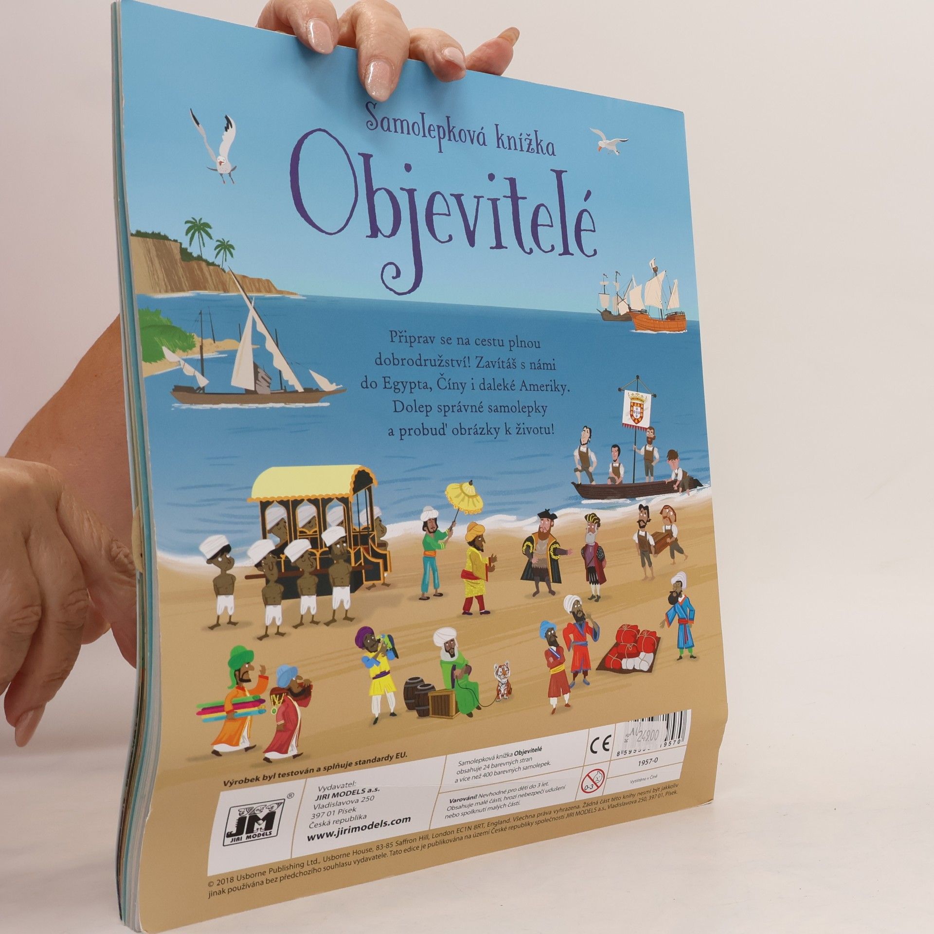 Kolektiv autorů Objevitelé. Samolepková knížka