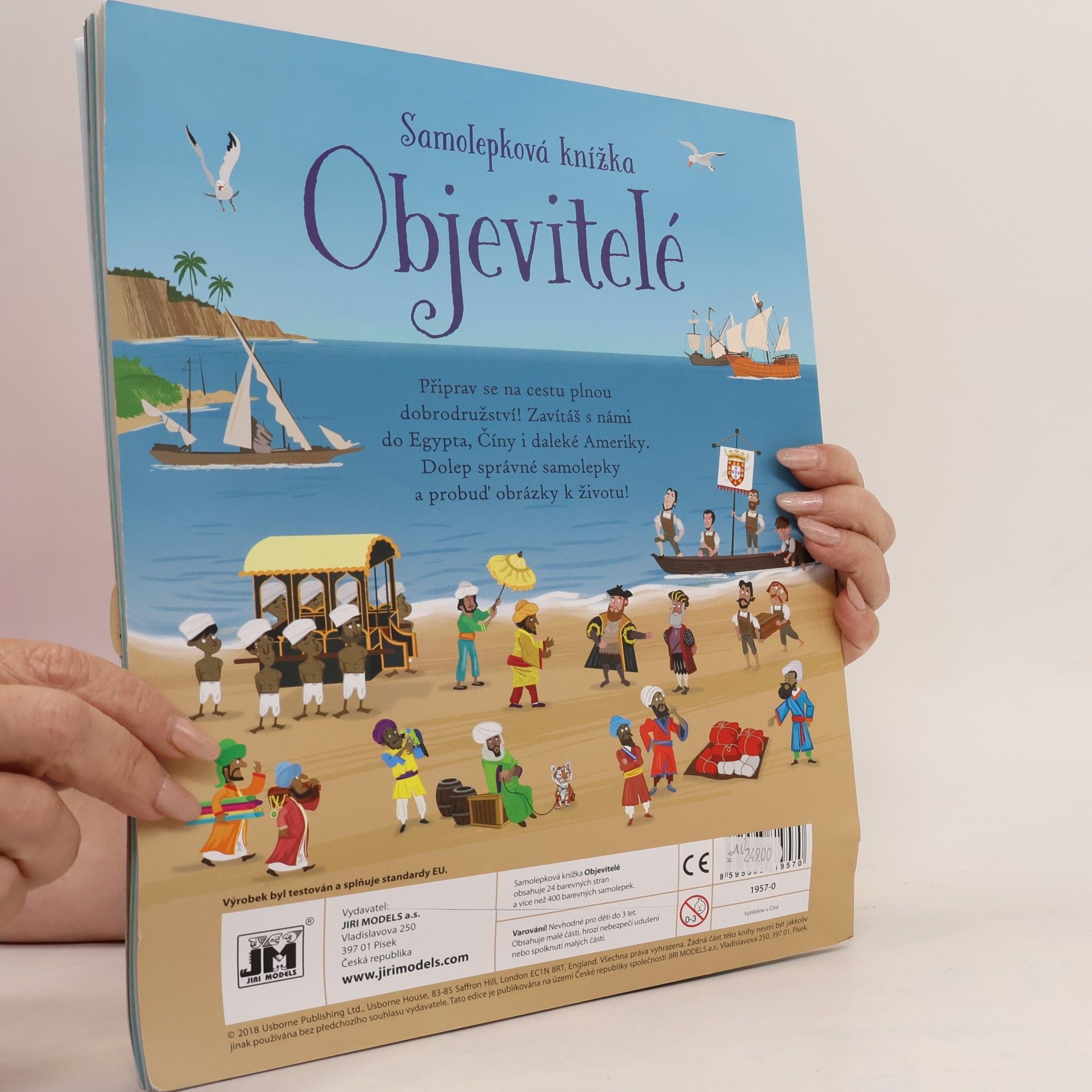 Kolektiv autorů Objevitelé. Samolepková knížka