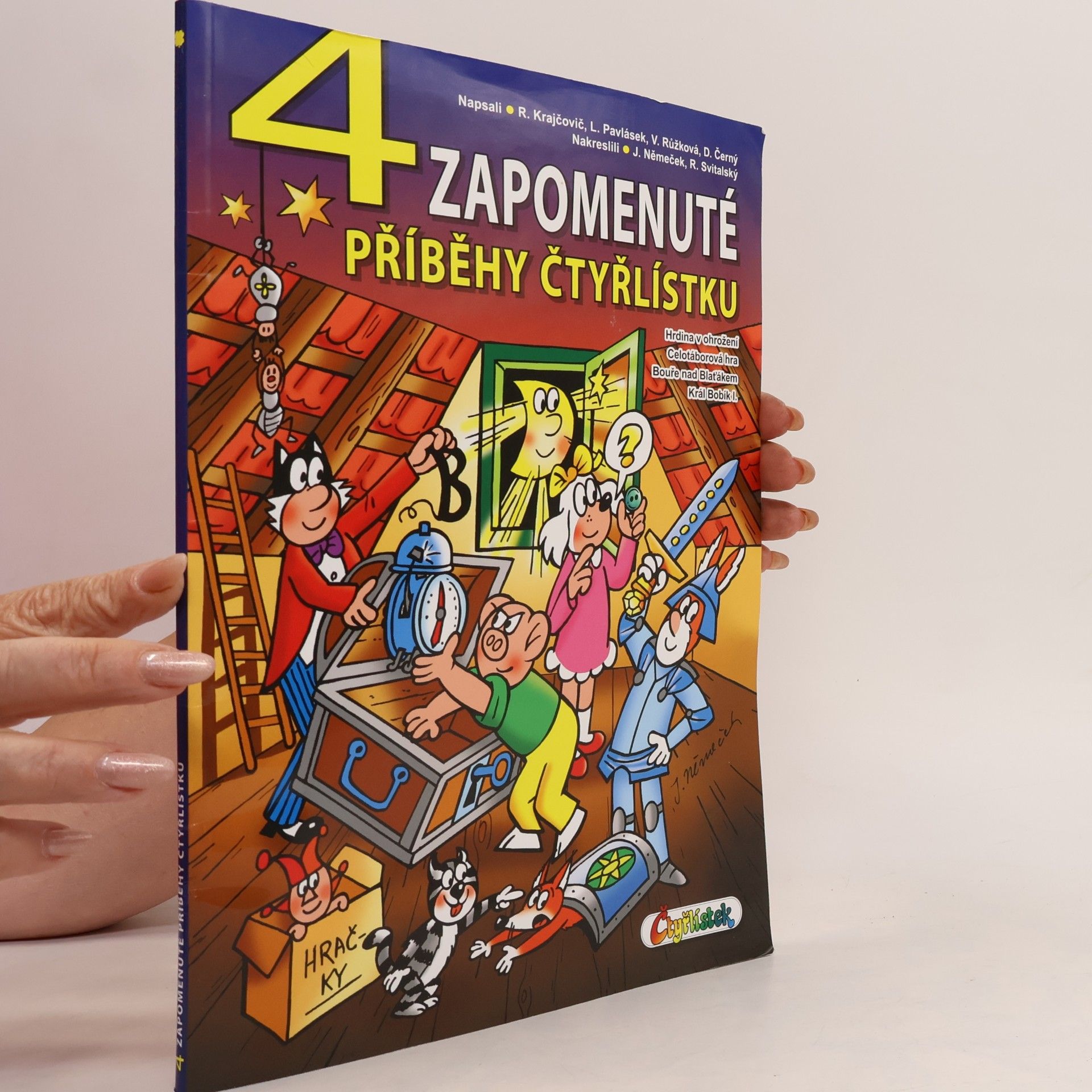 Kolektiv autorů 4 zapomenuté příběhy čtyřlístku