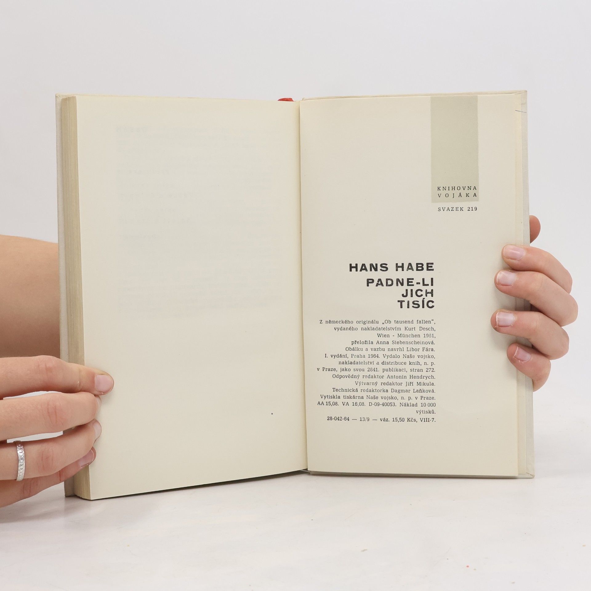 Hans Habe Padne-li jich tisíc