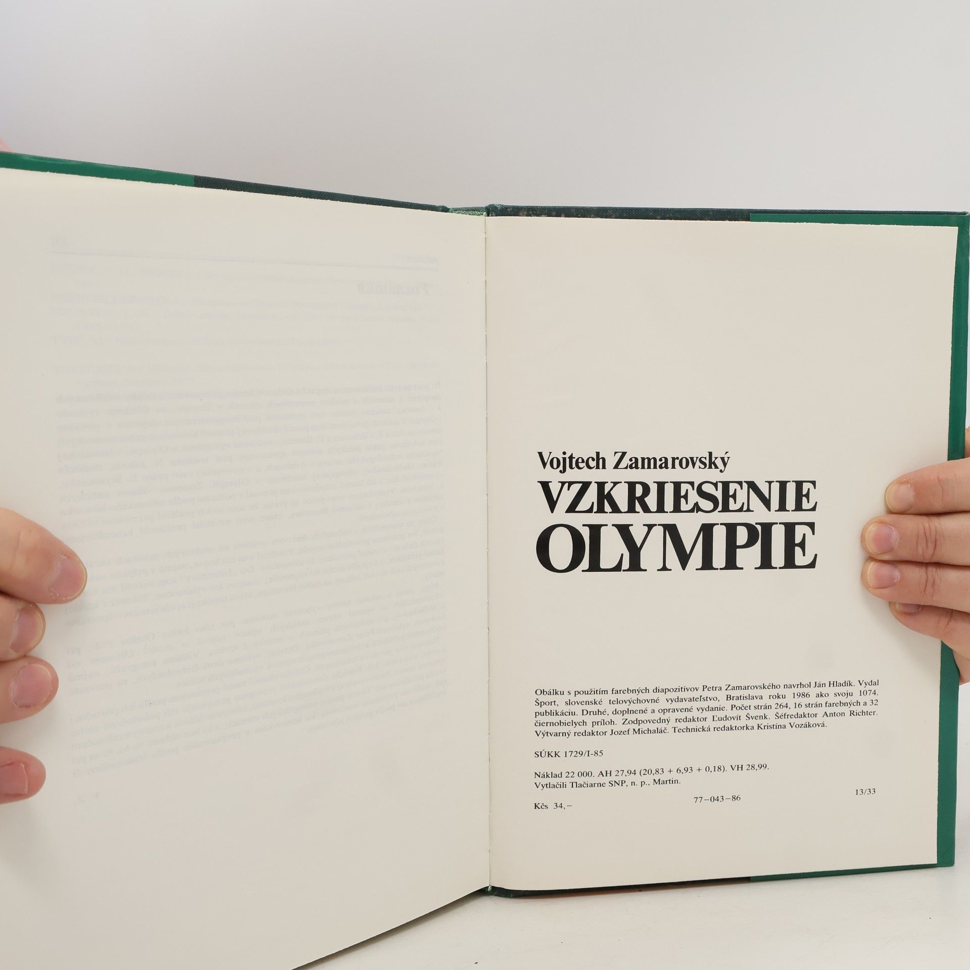 Vojtech Zamarovský Vzkriesenie Olympie