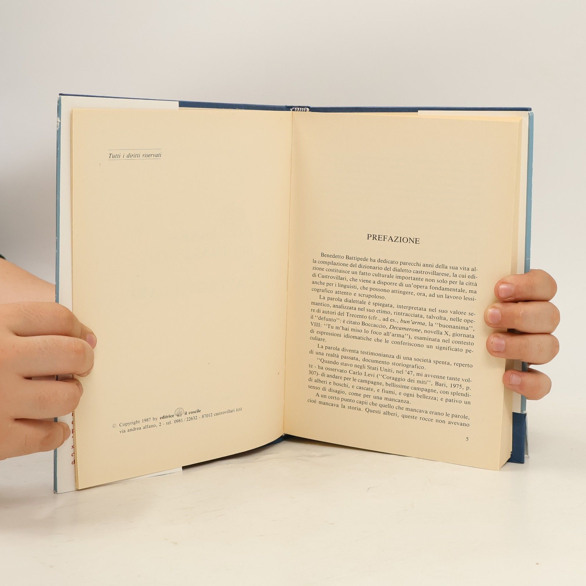 Benedetto Battipede Dizionario del dialetto di Castrovillari