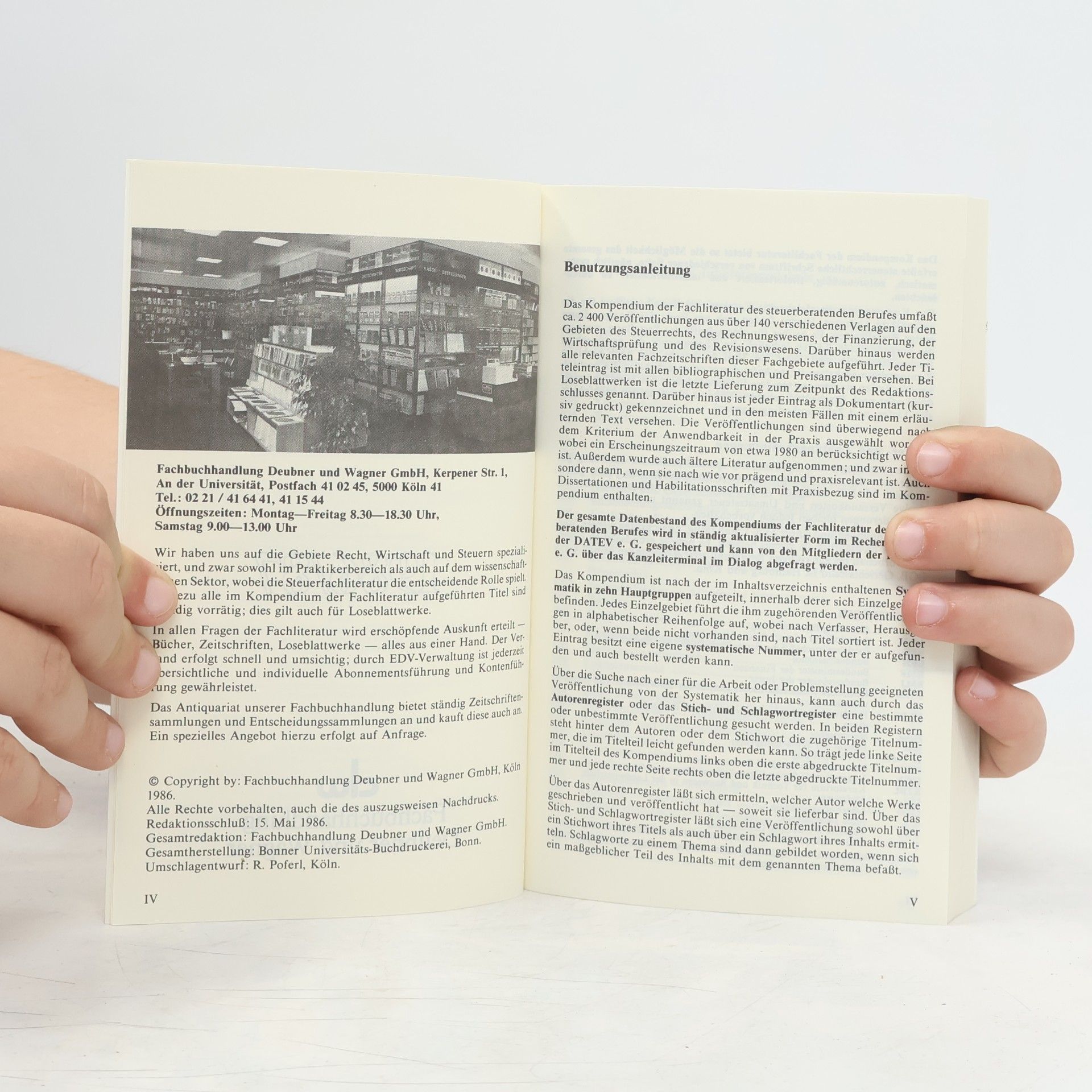 kolektiv Kompendium Fachliteratur des steuerberatenden und wirtschaftsprüfenden Berufes 1986/87