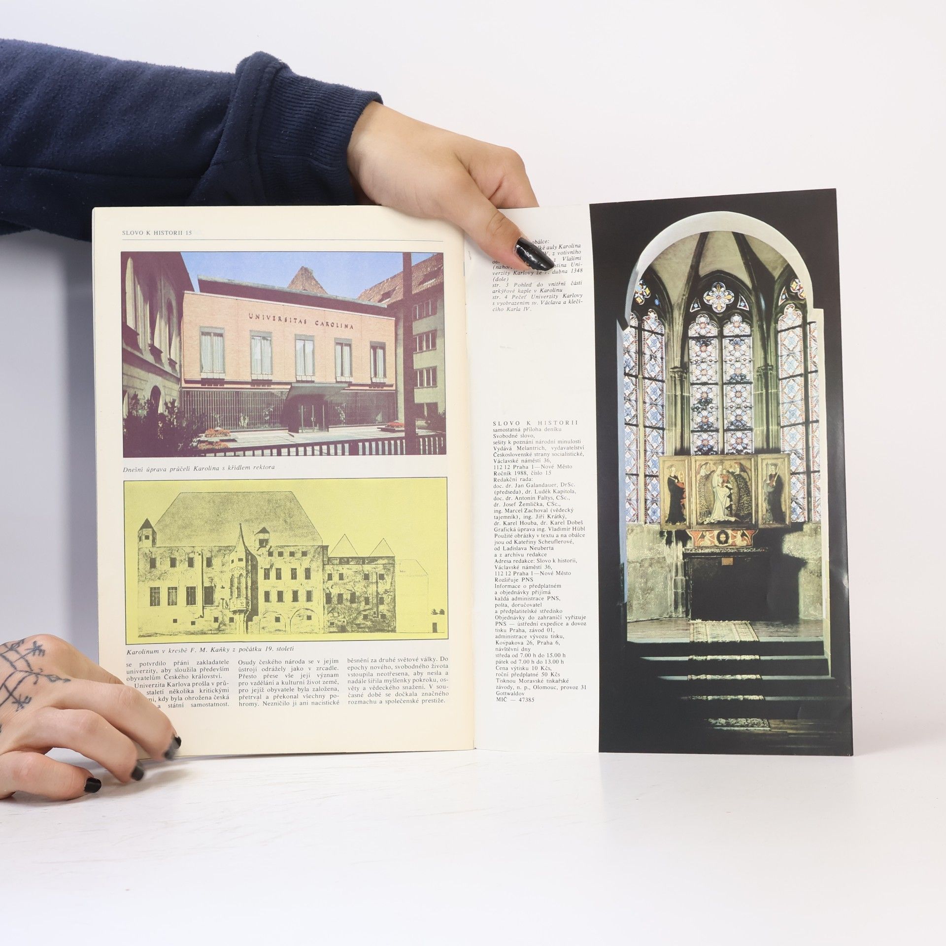 Jiří Spěváček Slovo k historii: Založení Univerzity Karlovy
